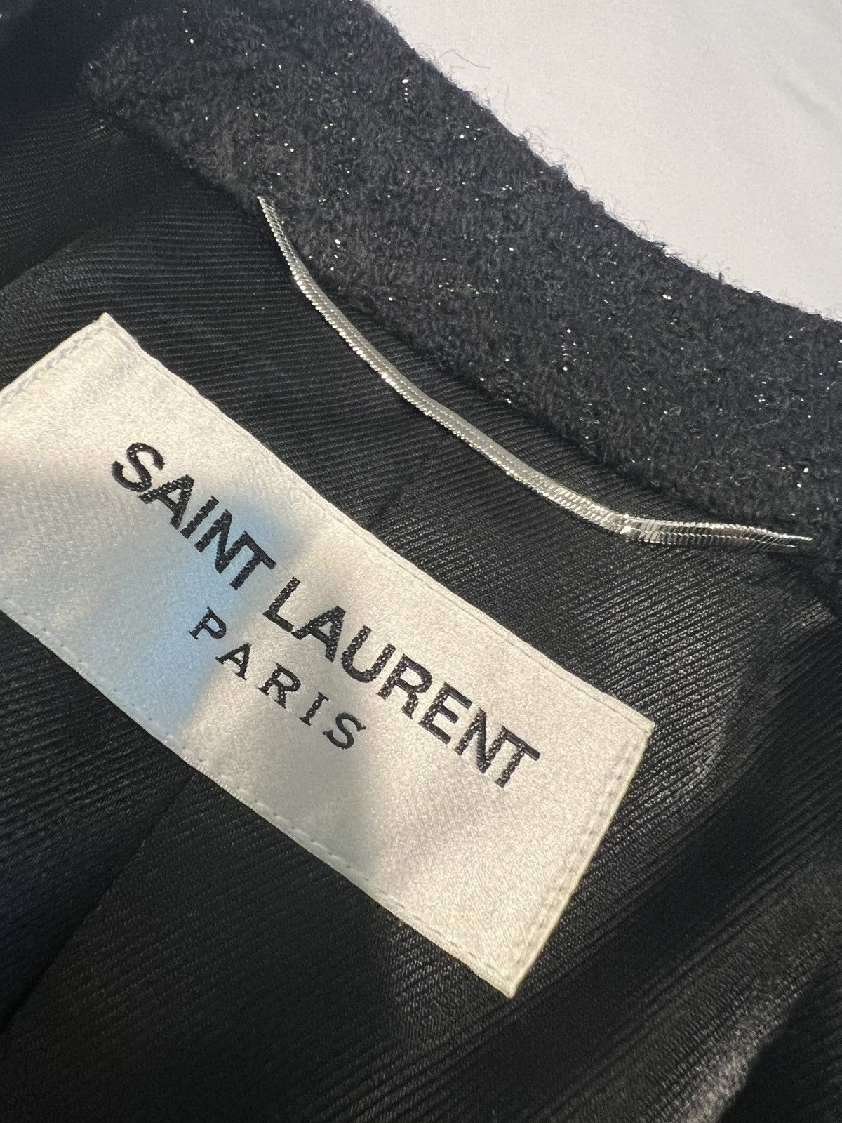 Saint Laurent Paris Saint Laurent sparkling overcoat. 52/42. $3650 Size US L / EU 52-54 / 3 - 4 Thumbnail