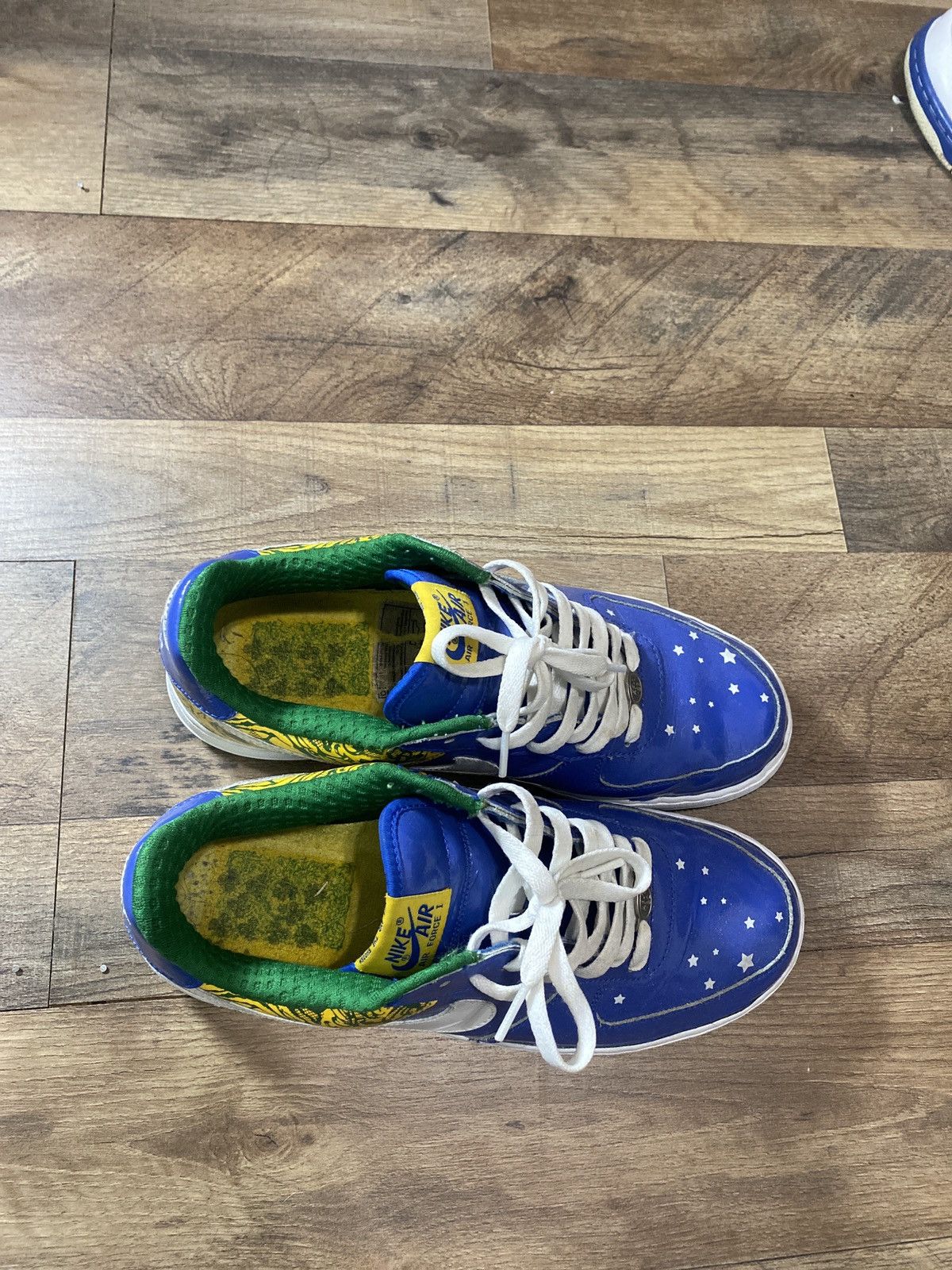 Nike Nike “Ronaldinho” Air Force 1 Premium Collection Royale Size US 9.5 / EU 42-43 - 3 Thumbnail
