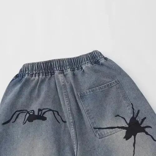 Vintage y2k distressed pattern skate shorts Size US 30 / EU 46 - 2 Thumbnail