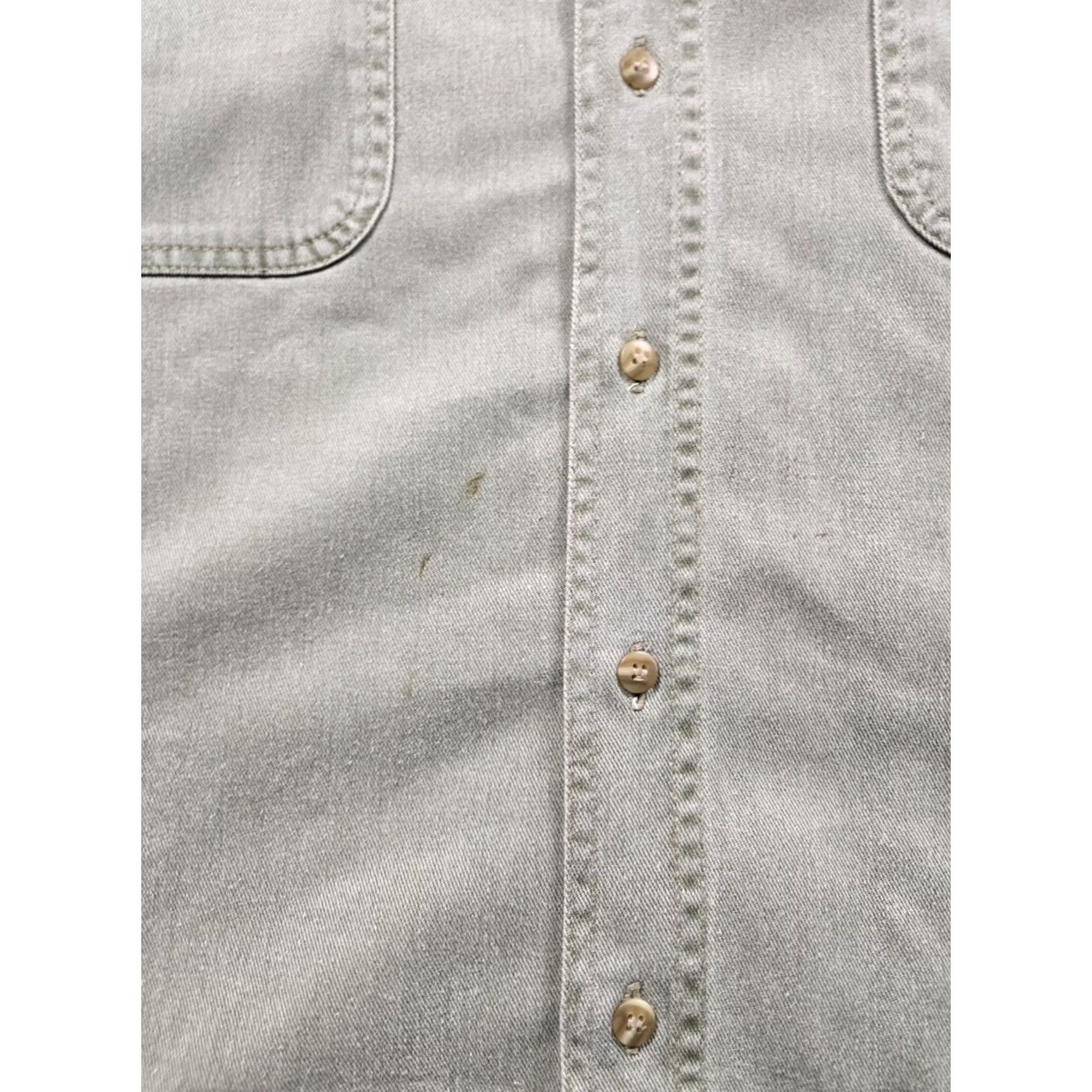 Gap VINTAGE GAP Shirt Mens XL Green Button-Down Twill Long Sleeve Cotton 90s Size US XL / EU 56 / 4 - 5 Thumbnail