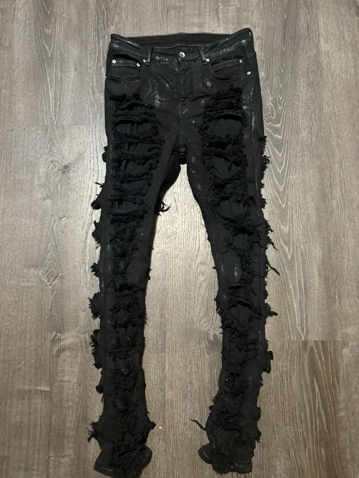 Rick Owens Drkshdw Rick owen Detroit cut Size US 31 - 2 Thumbnail