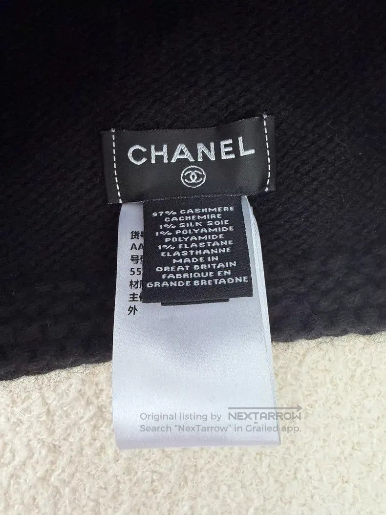 Chanel Chanel Classic black and white wavy pattern classic double Size ONE SIZE - 3 Thumbnail