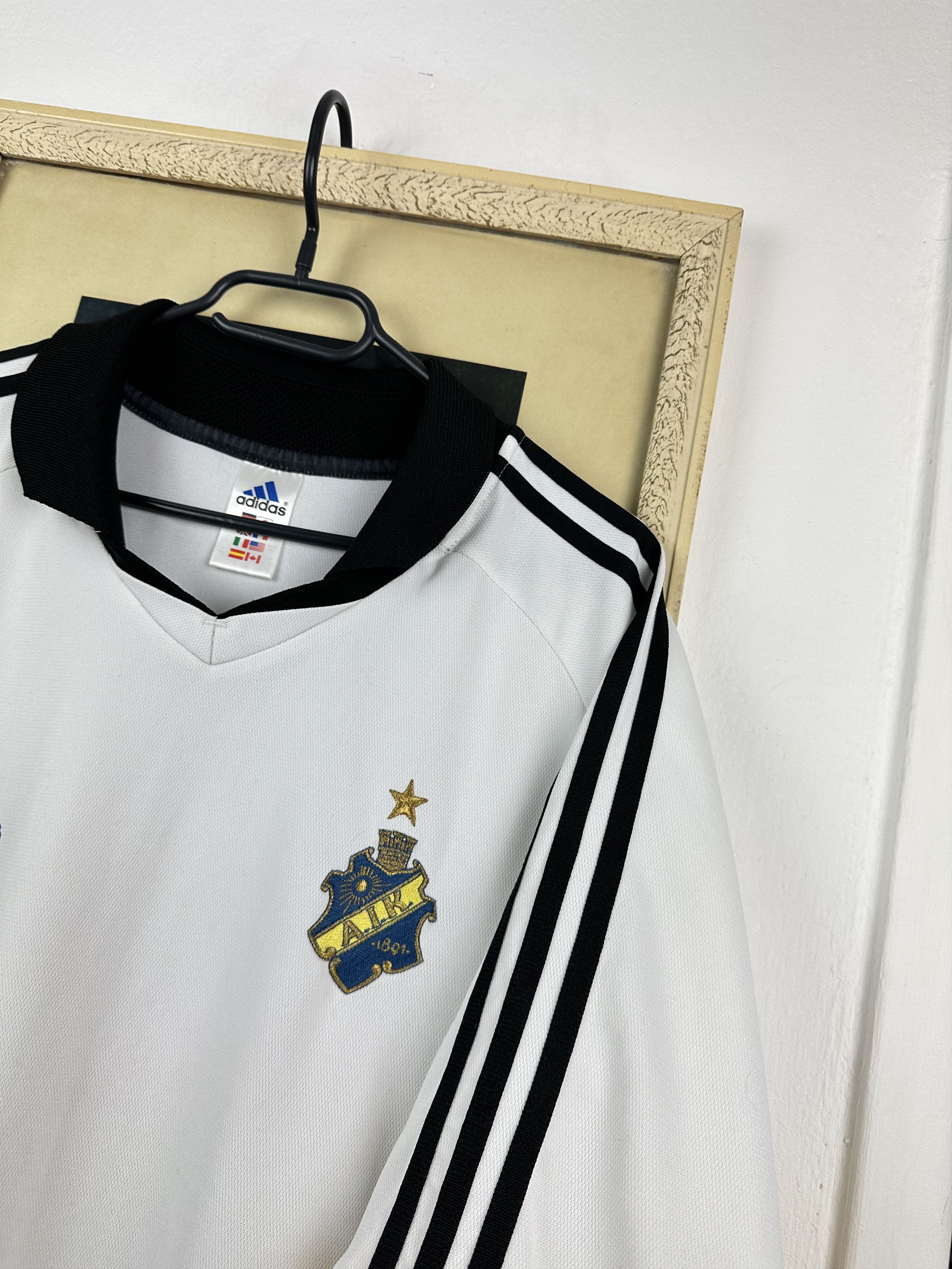 Adidas × Vintage AIK Fotboll football shirt Soccer Adidas Jersey Tee Hype Size US XXL / EU 58 / 5 - 3 Thumbnail