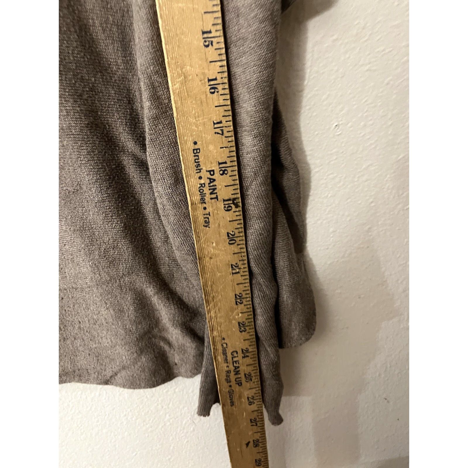 Vintage Joan Vass Studio Sweater Women XL Brown Solid Long Sleeve V-Neck Pullover Knit All Seasons Regular 80s Designer Workwear Womens Size XL / US 12-14 / IT 48-50 - 4 Thumbnail