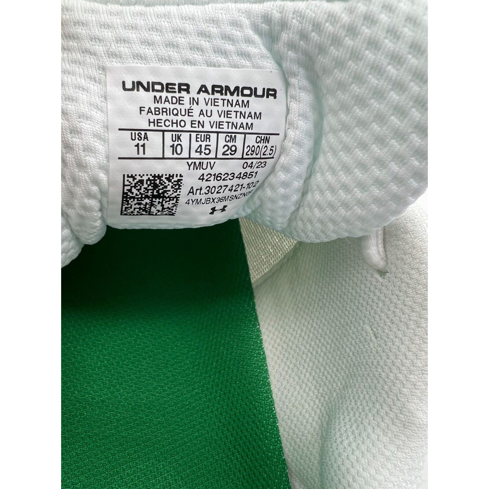 Under Armour Under Armour Notre Dame Infinite 5 3027421-102 Men Size 11, Size US 11 / EU 44 - 3 Thumbnail