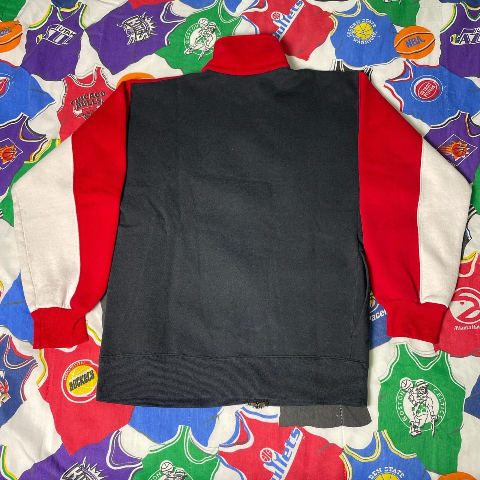 Nike VTG 90s Nike Sportswear Sports Bred Athletic Track Jacket Size US M / EU 48-50 / 2 - 2 Thumbnail