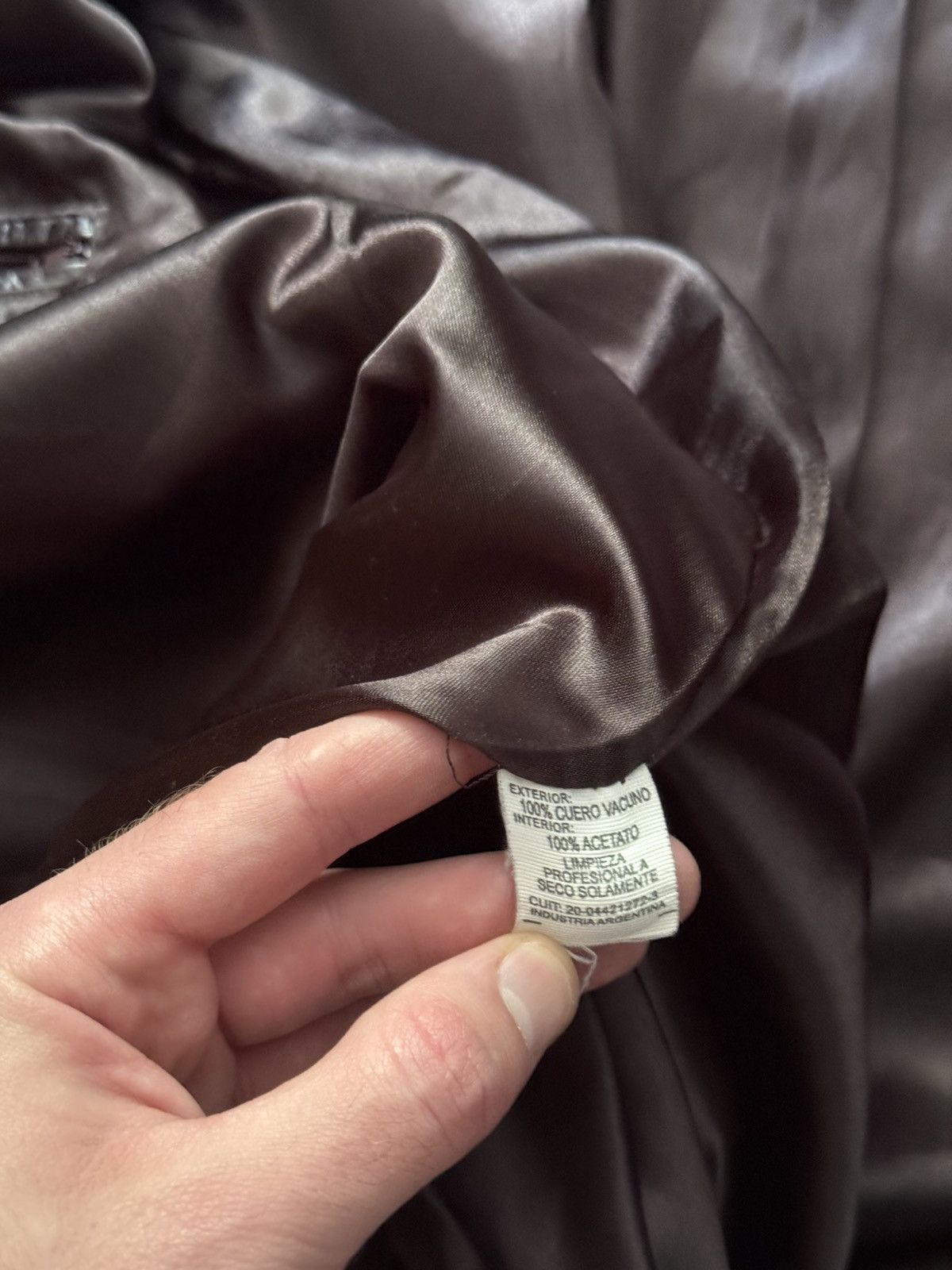 Genuine Leather Vintage Genuine Leather Argentina Brown Moto Racing Jacket Size US L / EU 52-54 / 3 - 9 Thumbnail