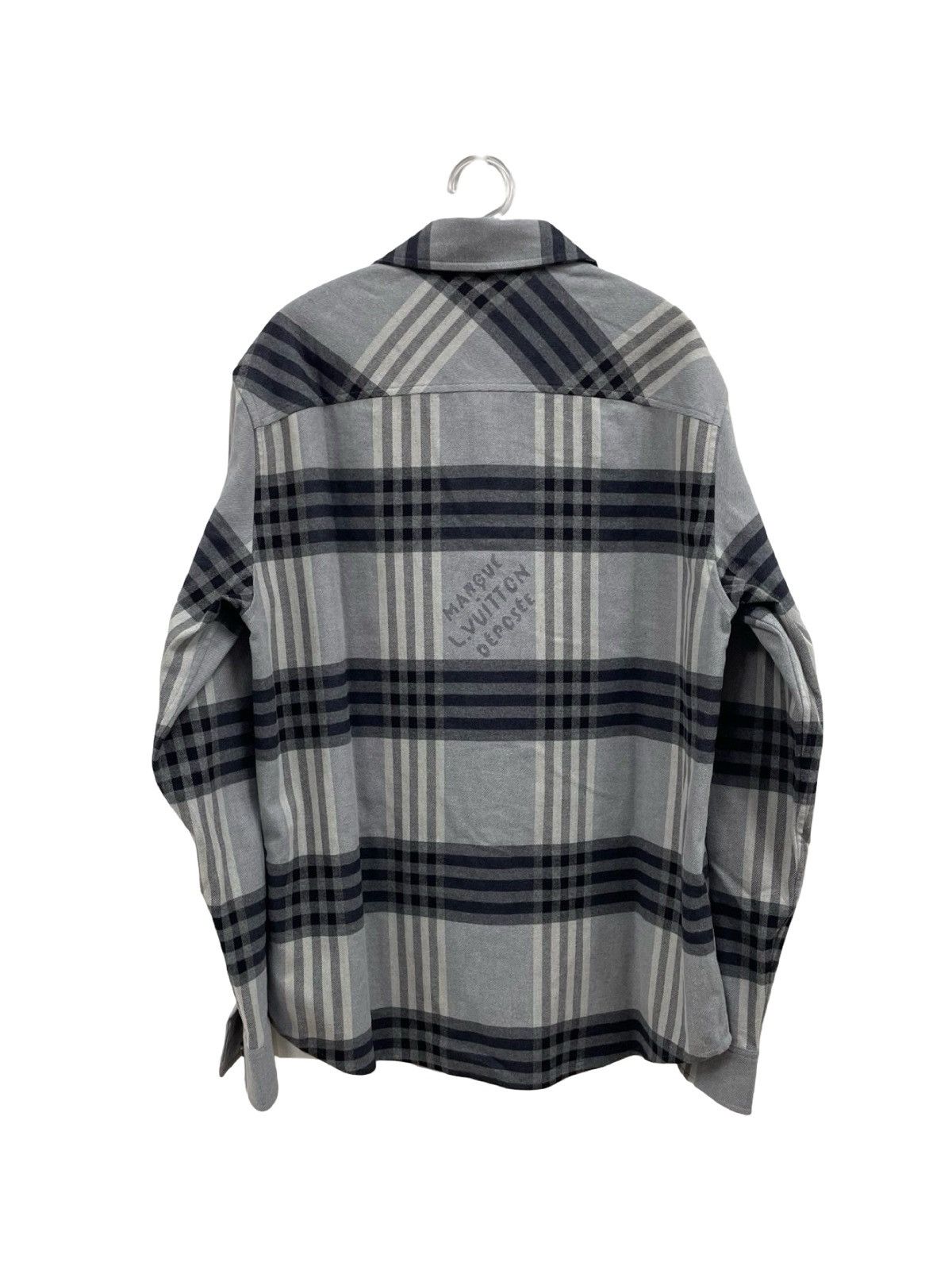 Louis Vuitton Louis Vuitton LV long-sleeve cotton flannel check shirt Size US L / EU 52-54 / 3 - 2 Thumbnail
