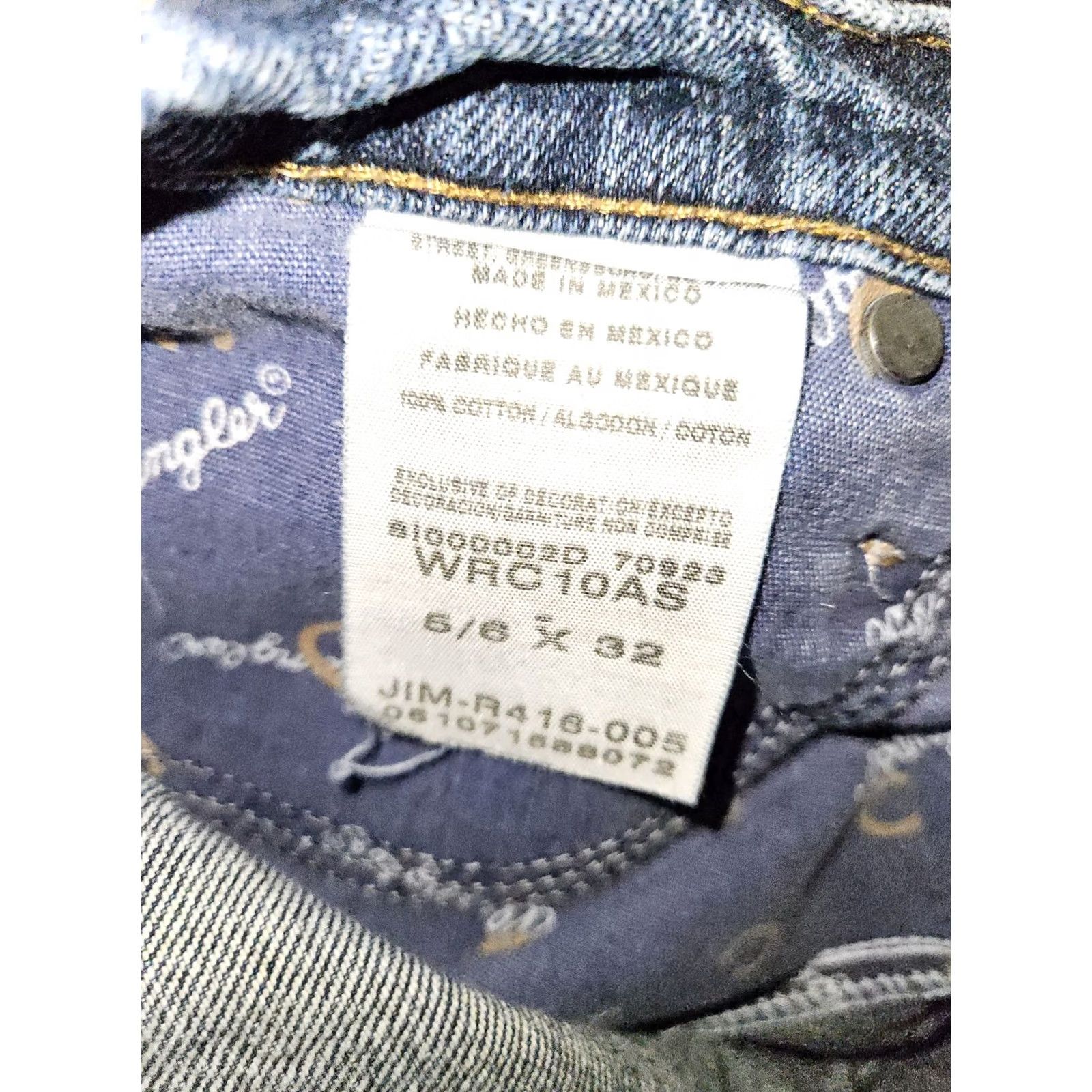 Wrangler VINTAGE Wrangler Cowgirl Cut Cash Bootcut Jeans Women 6 Blue Western Embroidered Logo Low Rise 28in 30.5in Inseam Mens? No Size 28" / US 6 / IT 42 - 3 Thumbnail