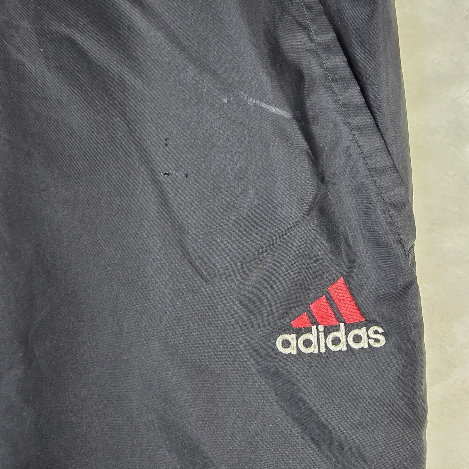 Adidas Vintage Adidas Pants Large Black Red Track Windbreaker Size US 36 / EU 52 - 4 Thumbnail