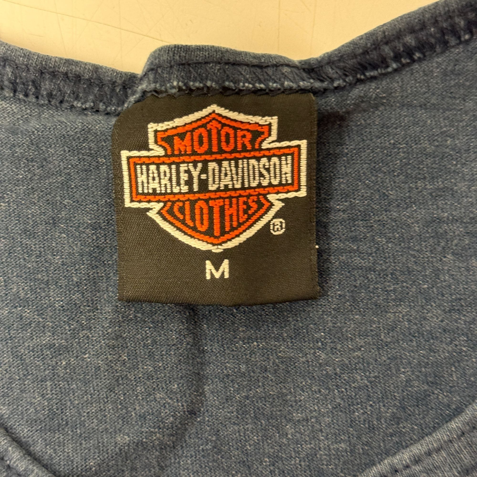 Harley Davidson Bugs Bunny Taz Motorcycle ANIMALS Tank Top 1993 Biker Shirt Size US M / EU 48-50 / 2 - 6 Thumbnail