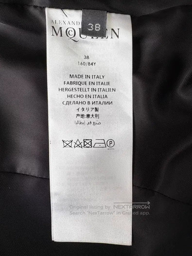 Alexander McQueen Alexander Mcqueen Black show, woollen silk material, sleev Size XS / US 0-2 / IT 36-38 - 6 Thumbnail