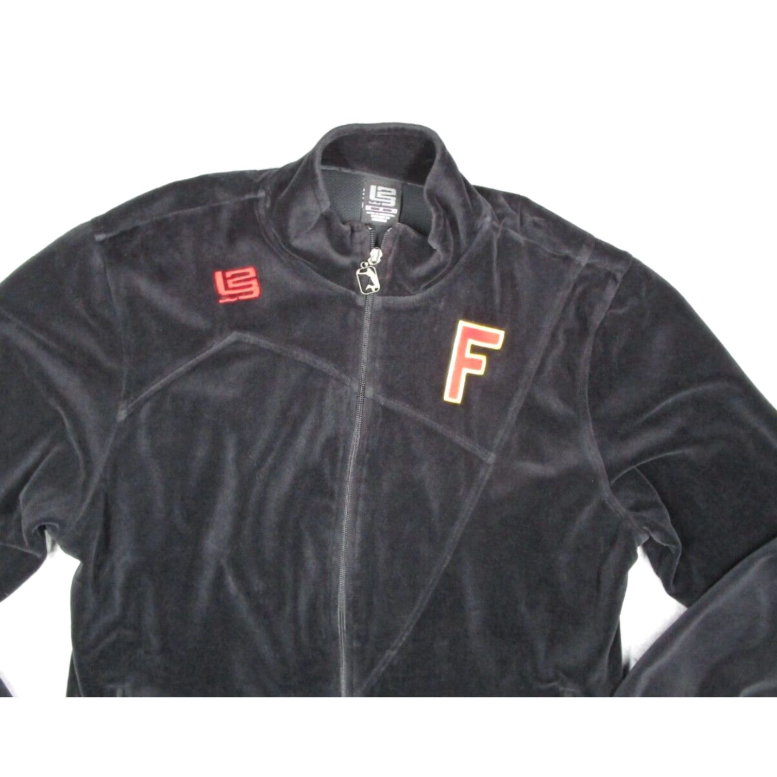 Nike Nike Jacket Mens Medium Black Lebron James Velour Full Zip Basketball Retro Size US M / EU 48-50 / 2 - 2 Thumbnail