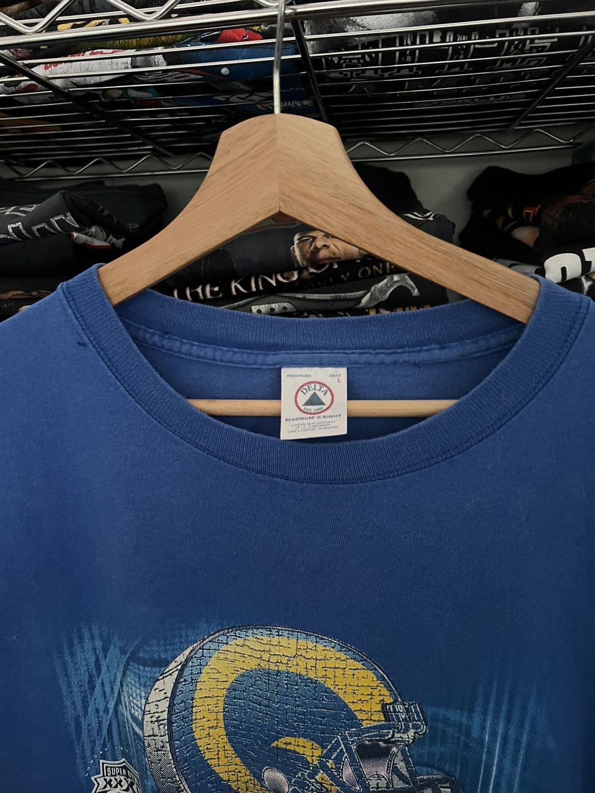 NFL 2000 St Louis Rams Super Bowl XXXIV Champions Tee Size US L / EU 52-54 / 3 - 4 Thumbnail