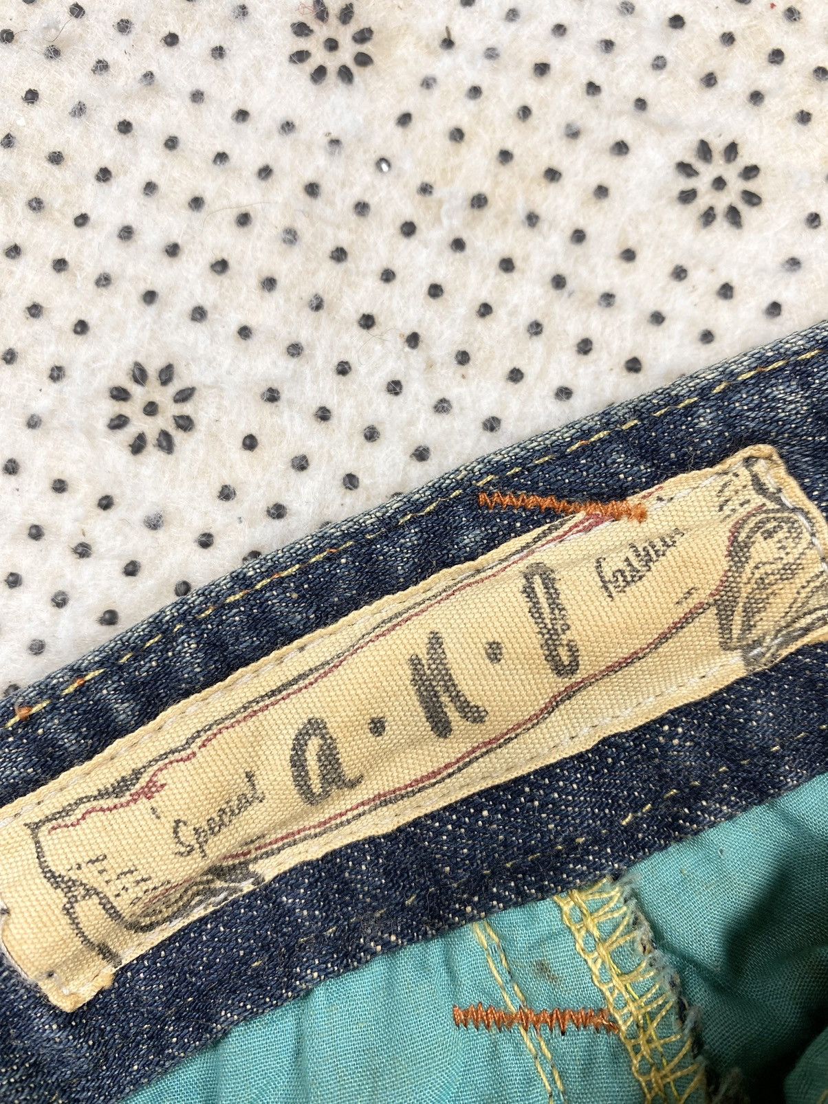 Hysteric Glamour × Japanese Brand Stylish Jeans By A.N.L denim Size 30" / US 8 / IT 44 - 9 Thumbnail