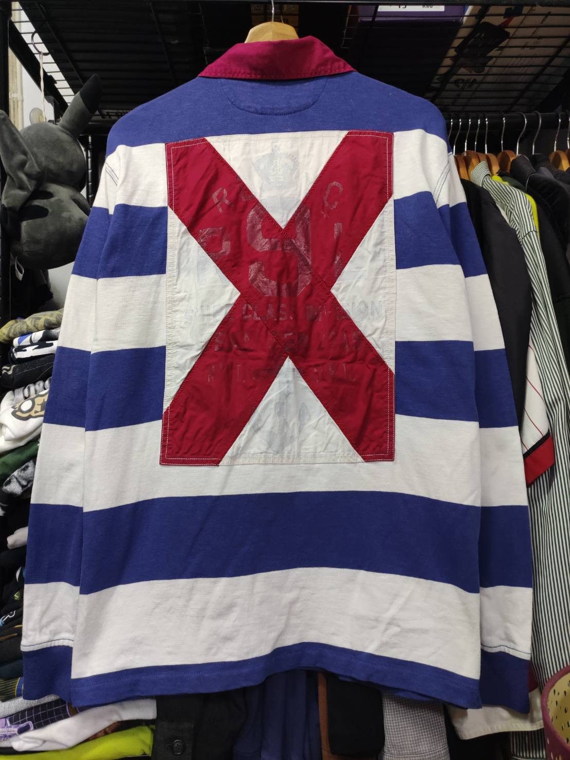 Rugby Ralph Lauren Rare! Vtg Polo Ralph Lauren " R.L.Y.C. " Longsleeve Shirt Size US L / EU 52-54 / 3 - 2 Thumbnail
