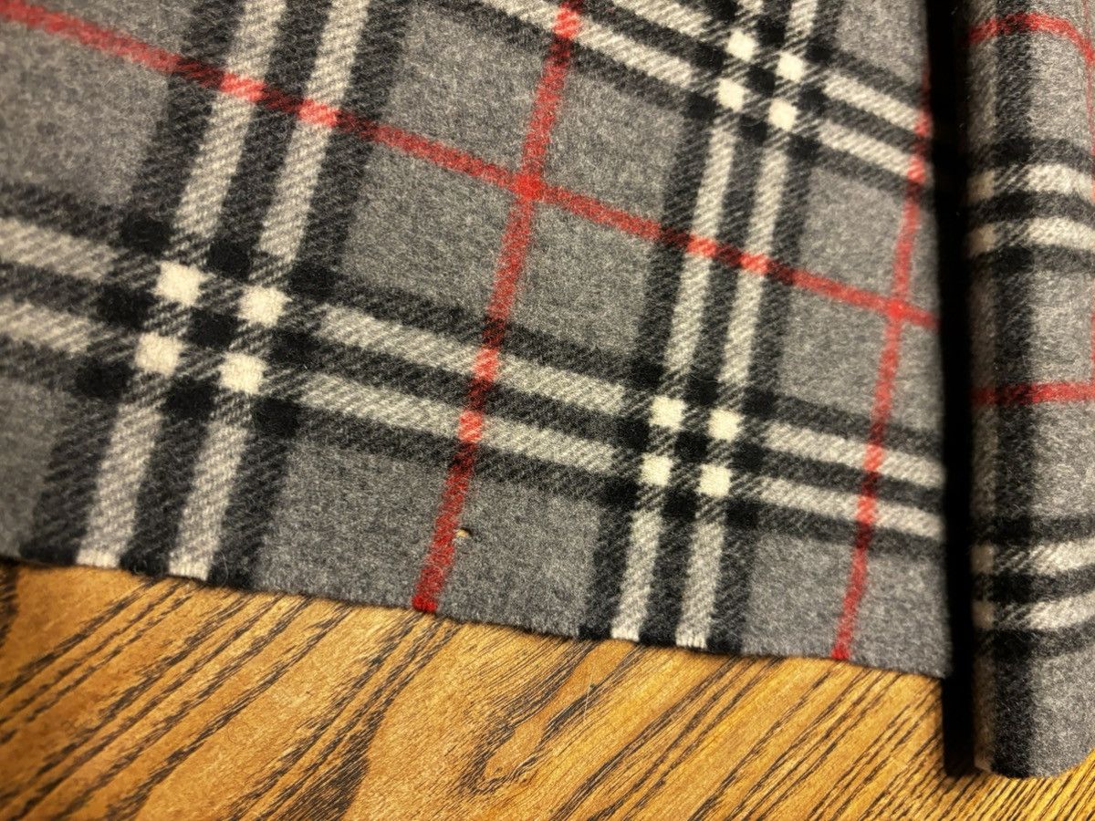 Burberry Burberry Grey Wool Nova Check Scarf Size ONE SIZE - 8 Thumbnail