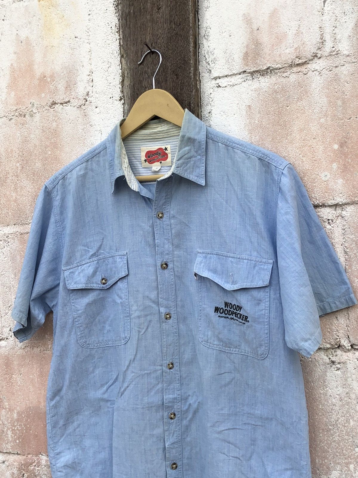Cartoon Network Woody Woodpecker Cartoon Shirt Button up Size US M / EU 48-50 / 2 - 4 Thumbnail