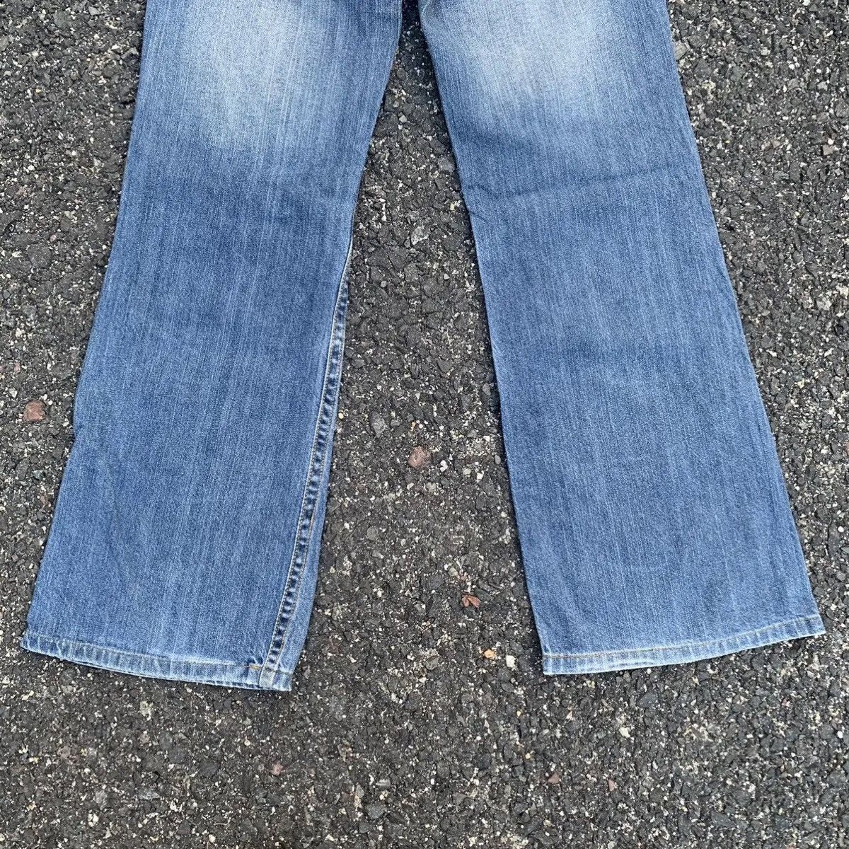 Rainbow HOT ‼️ Flare Jeans Japanese Vintage Wide Legs Ripped Pants Size US 29 - 11 Thumbnail