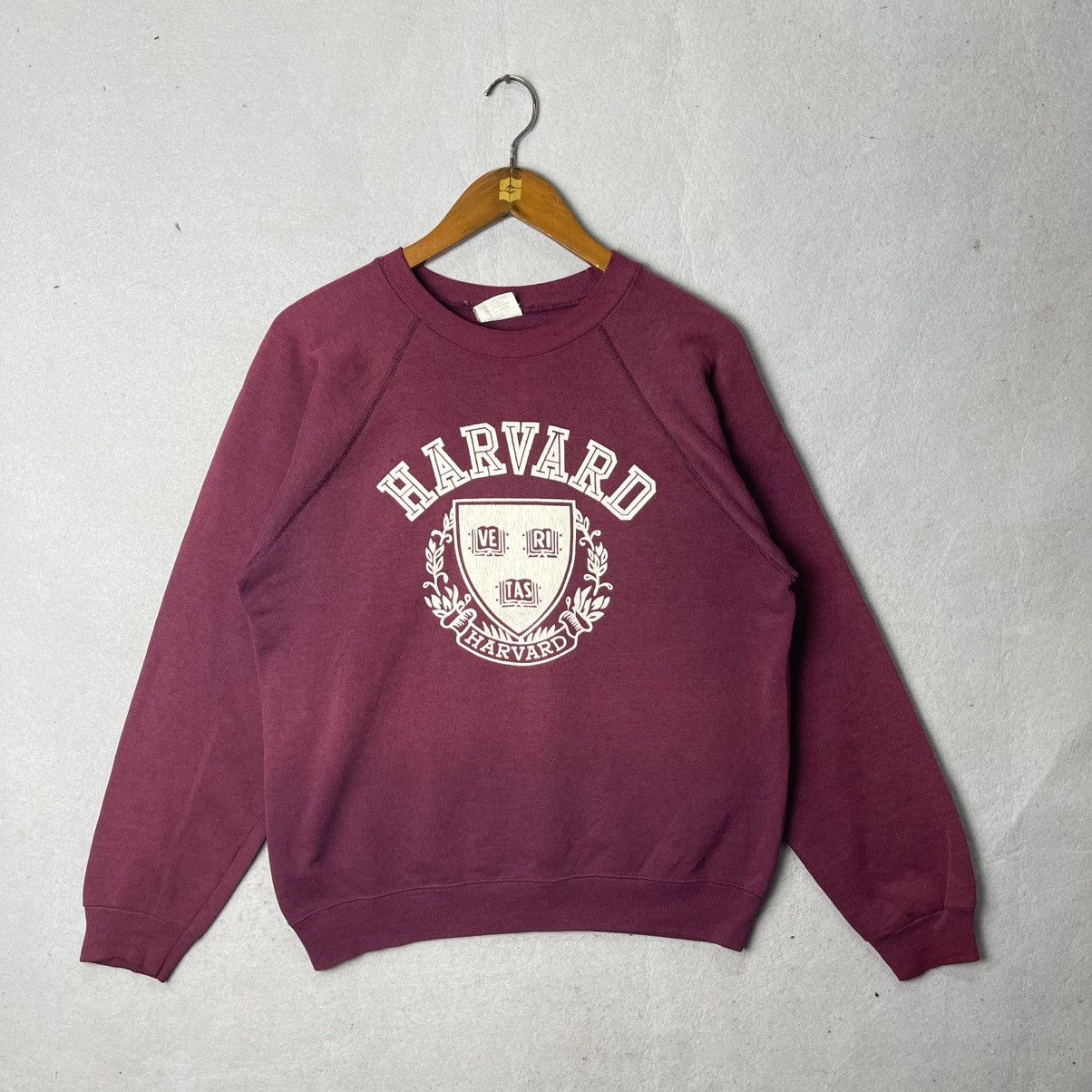 Hanes Vintage Harvard Crewneck Sweatshirt USA Size US L / EU 52-54 / 3 - 1 Thumbnail