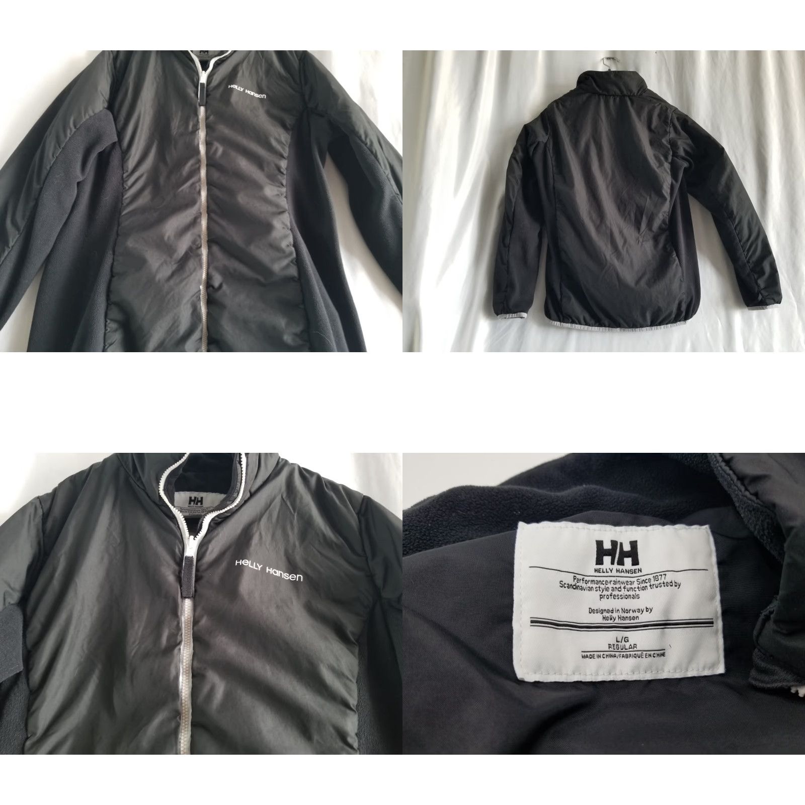 Helly Hansen HELly HANSEN Jacket Winter windbreaker Zipup Size Large Black Women Size L / US 10 / IT 46 - 9 Thumbnail