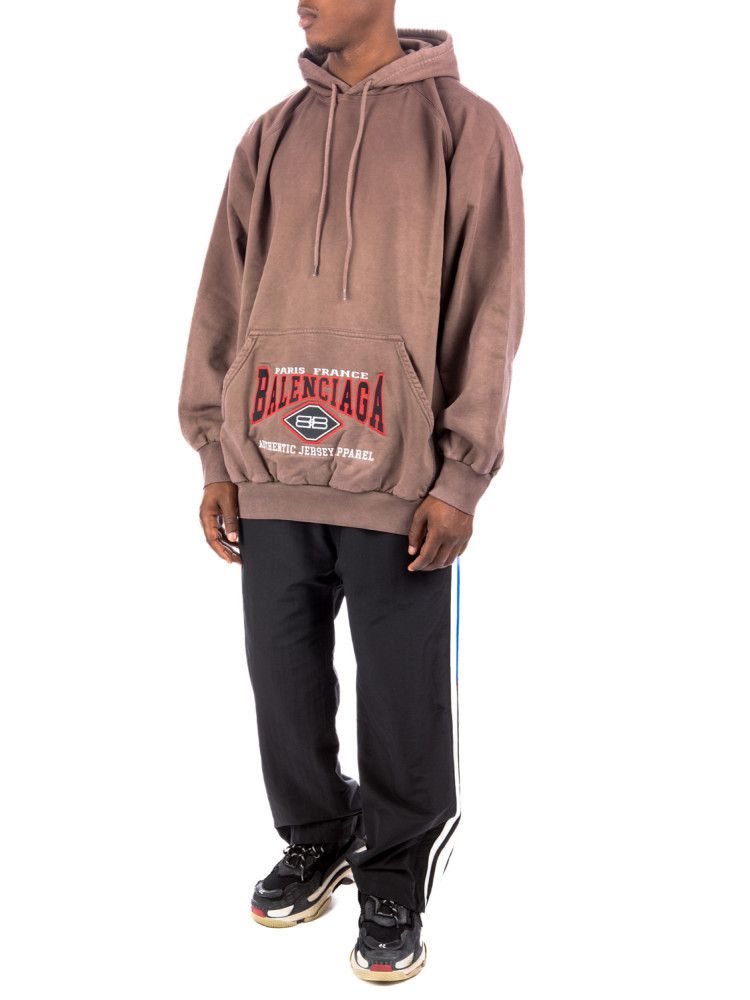 Balenciaga o1in1g0824 B Authentic Oversized Hoodie in Brown Size US XL / EU 56 / 4 - 2 Thumbnail