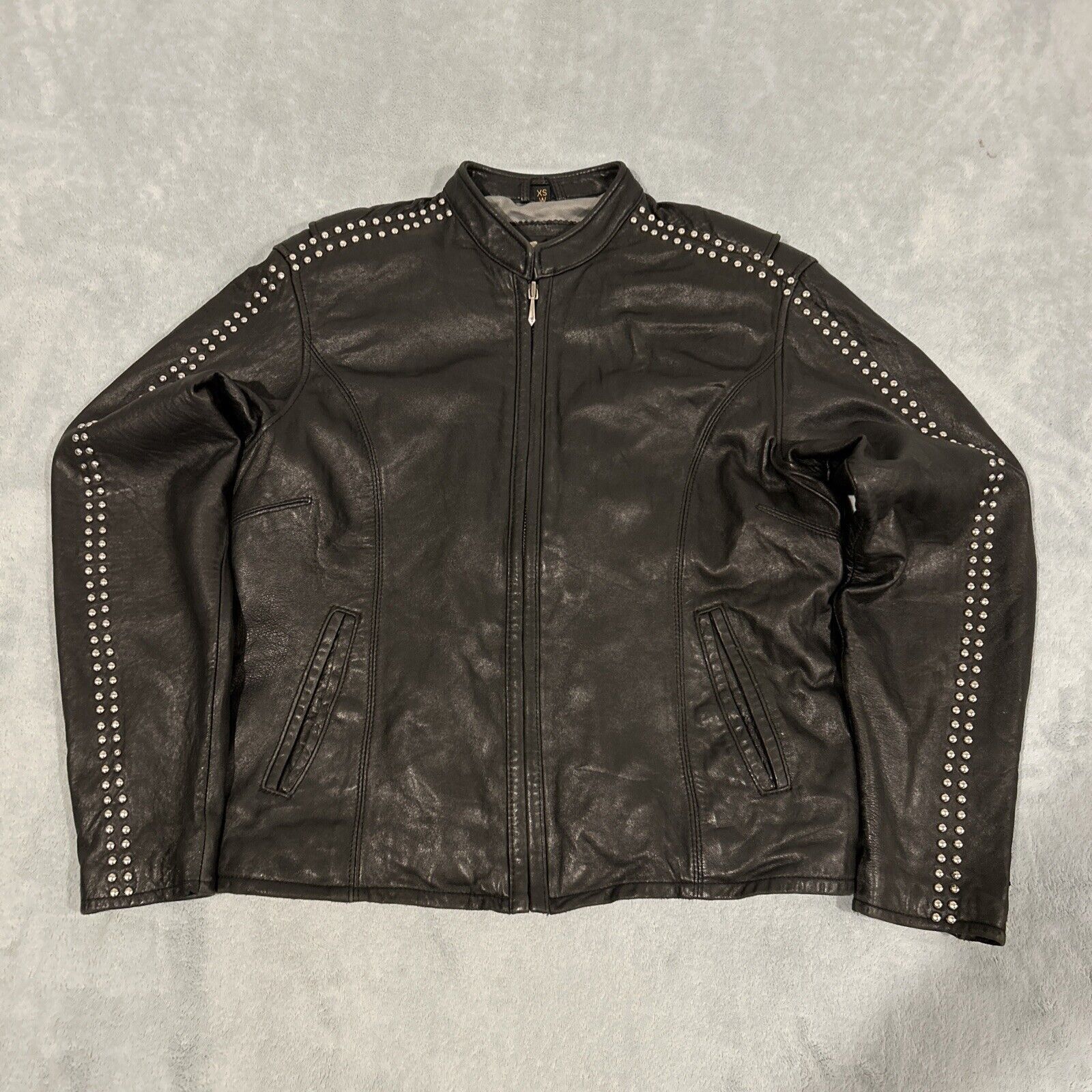 Harley Davidson Harley Davidson Studded Leather Jacket Womens XS Chest 19 Size XS / US 0-2 / IT 36-38 - 5 Thumbnail