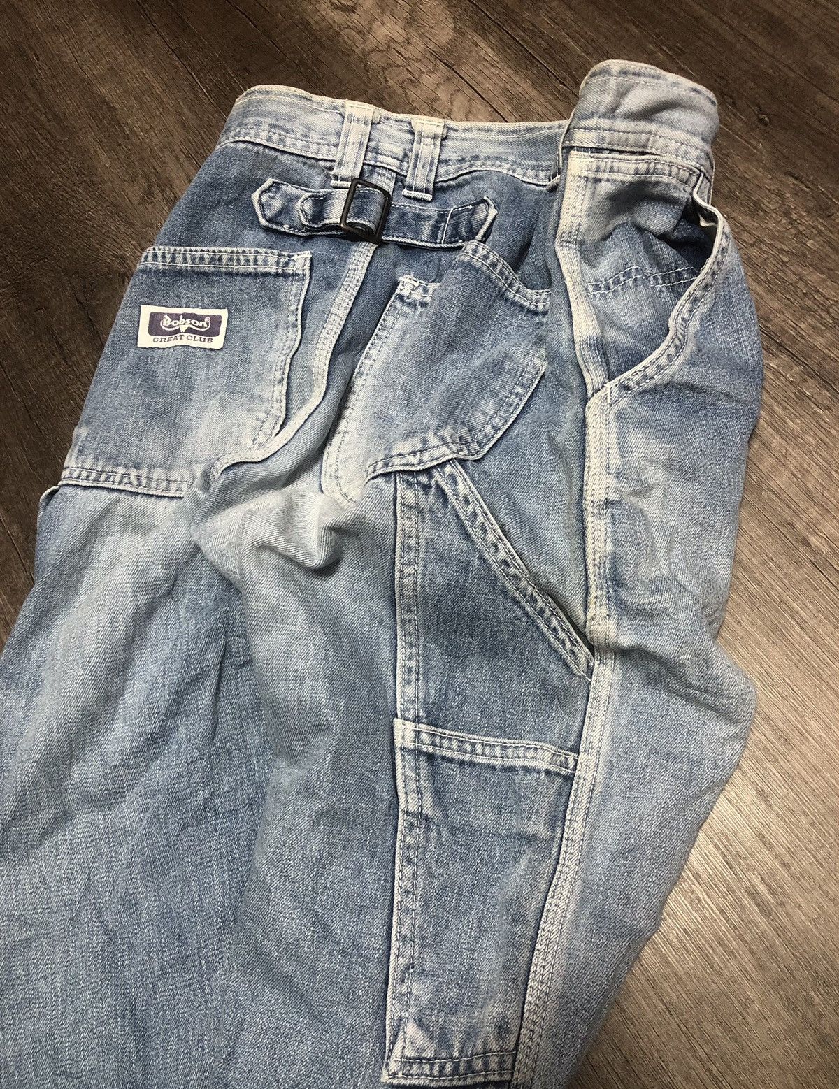 Japanese Brand × Vintage Vintage Bobson Great Club Jeans Carpenter Size US 27 - 22 Thumbnail