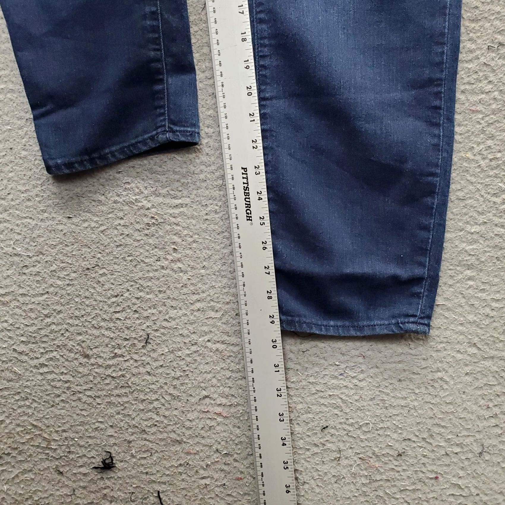 Denime Refuge Womens 14 Blue Denim High-Waist Streetwear Button Fly Jeans Size 36" / US 14 / IT 50 - 4 Thumbnail