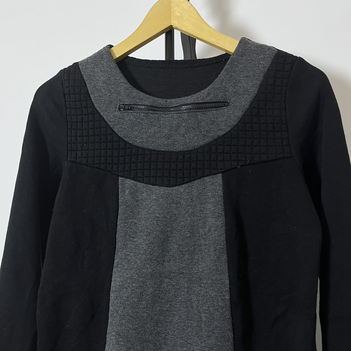 Japanese Brand Asymmetrical Paneled Knit Top – Avant-Garde Style Size US M / EU 48-50 / 2 - 5 Thumbnail