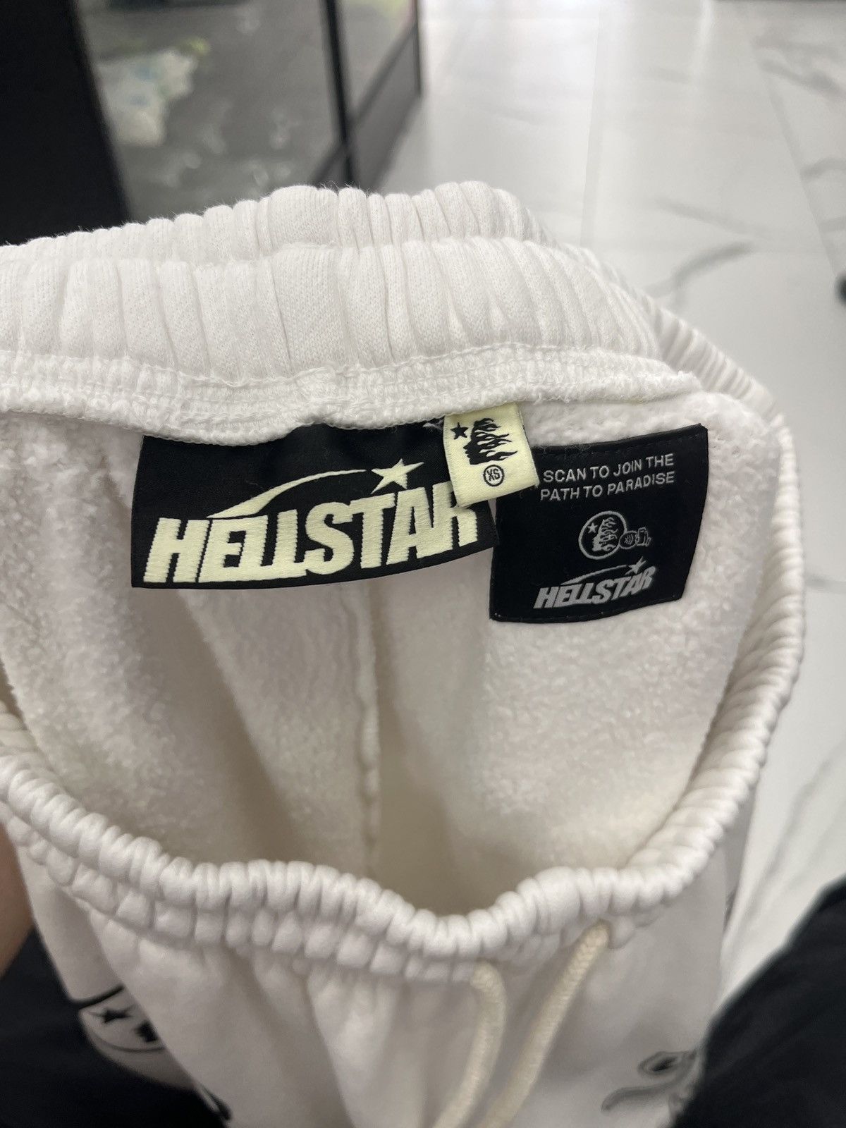 HELLSTAR Hellstar Records Shorts "White" Size US 26 / EU 42 - 4 Thumbnail