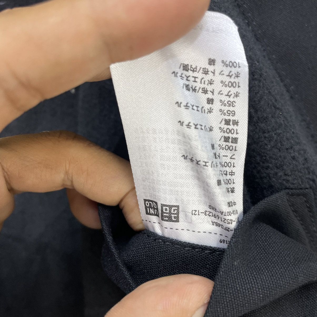 Japanese Brand 💥Japanese Brand Uniqlo X Jil Sander All Black Hoodie Size US L / EU 52-54 / 3 - 6 Thumbnail