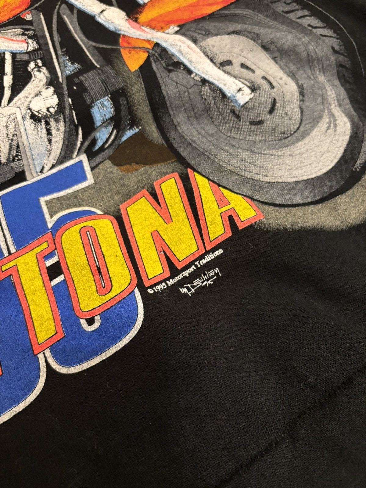 Vintage Vintage 1995 Daytona Bike Week Tee Size US M / EU 48-50 / 2 - 3 Thumbnail