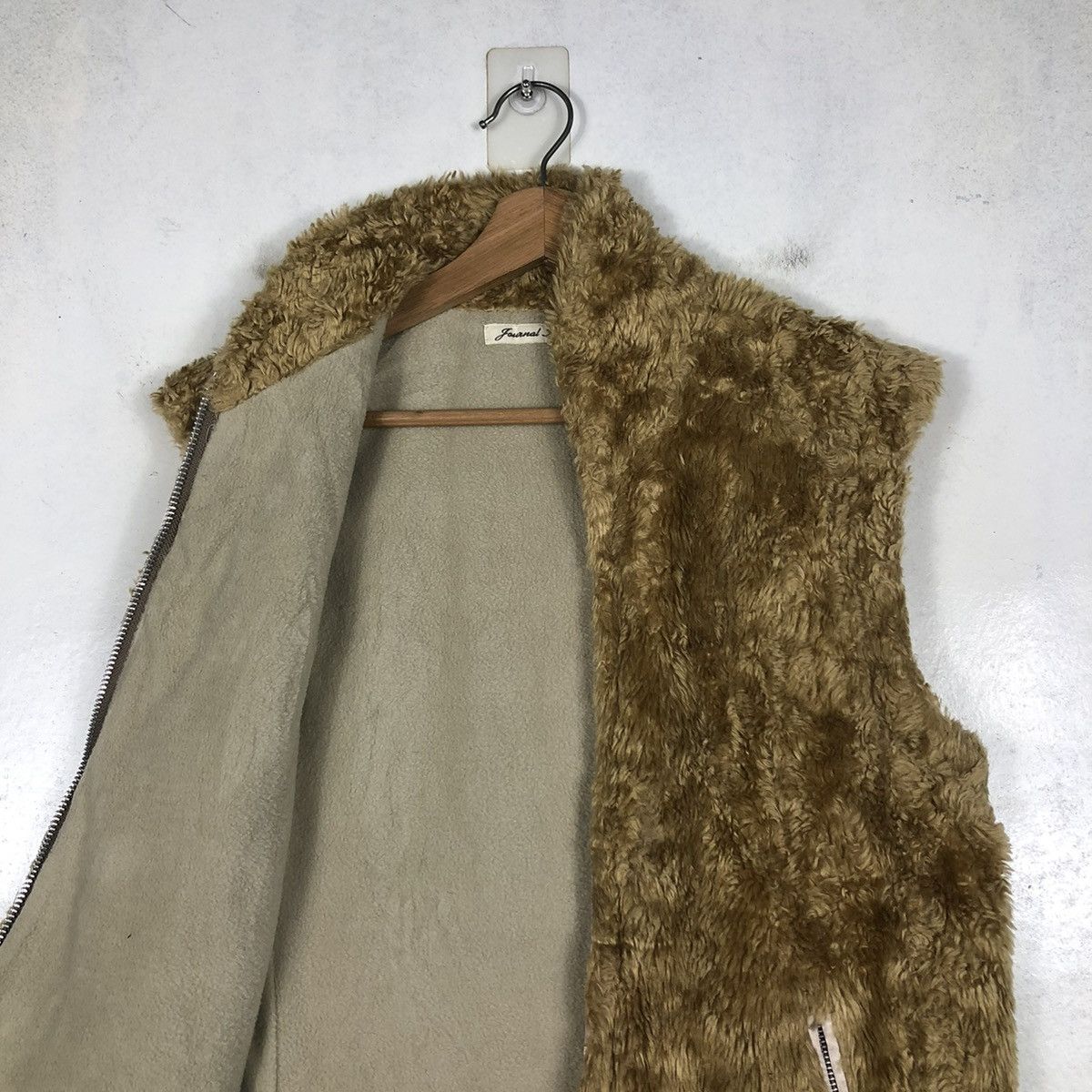 Japanese Brand 📌MINK FUR TANK TOP VEST BIKER JACKET JOURNAL STANDARD Size US M / EU 48-50 / 2 - 13 Thumbnail