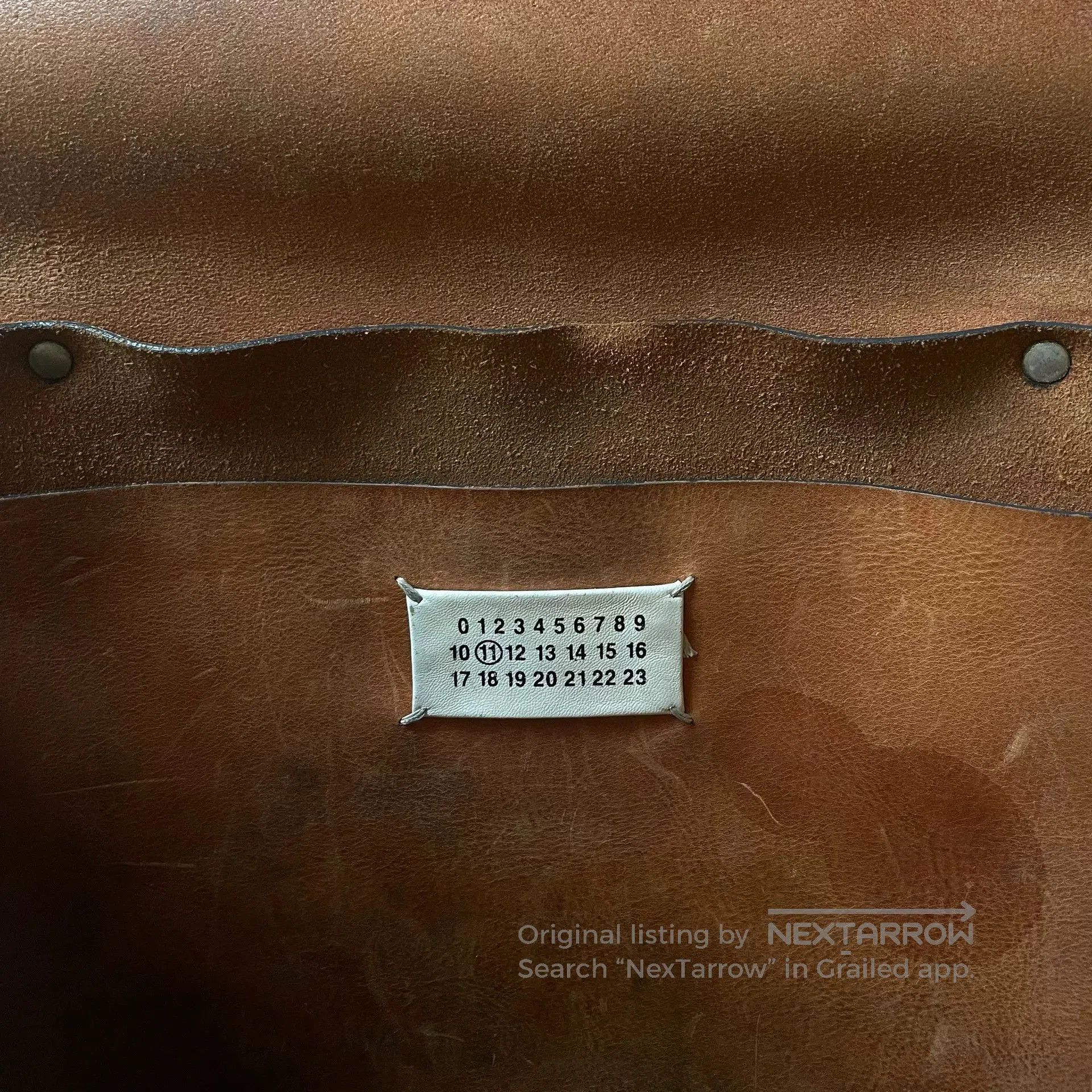 Maison Margiela maison margiela brown leather shoulder bag. Size ONE SIZE - 6 Thumbnail
