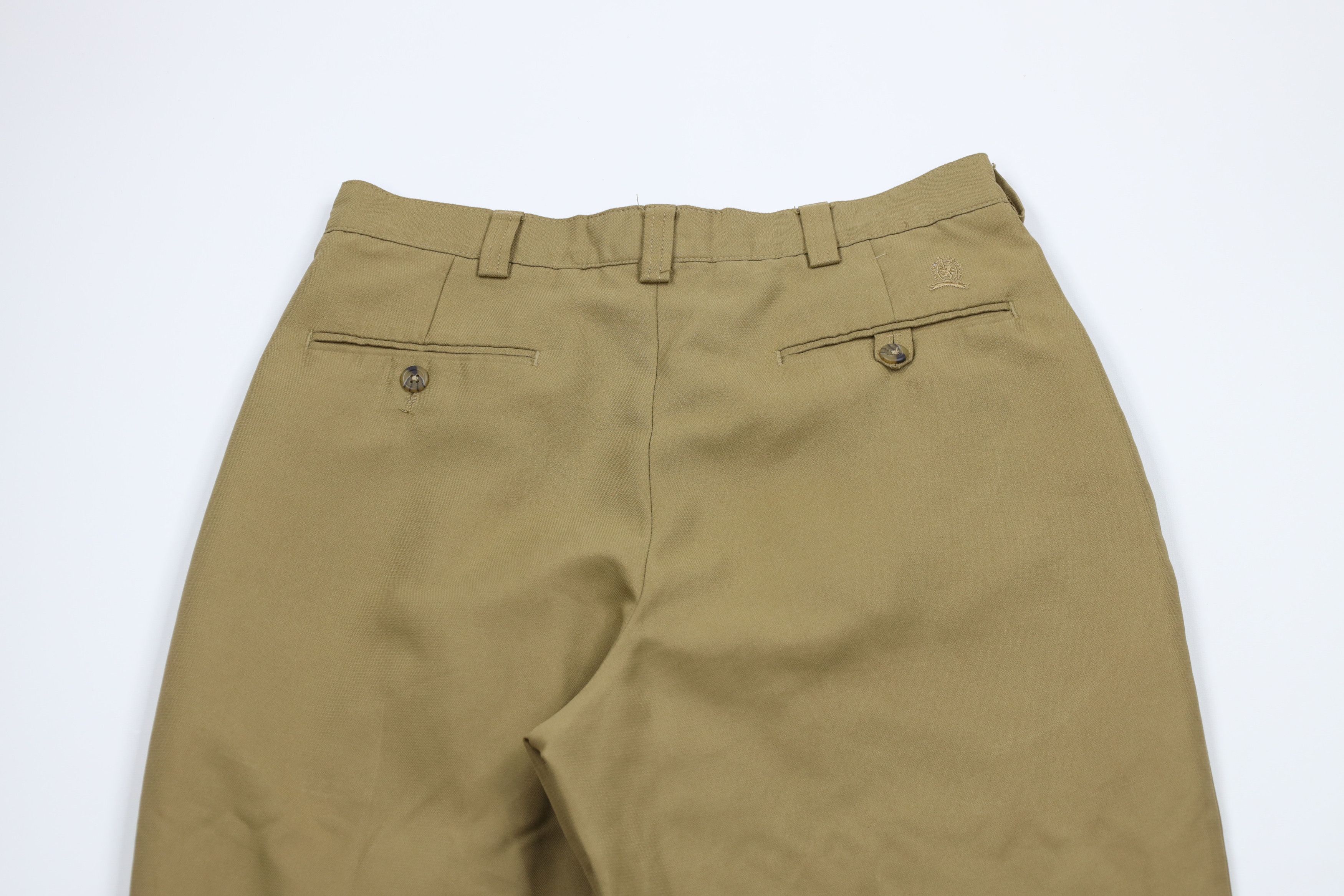 Tommy Hilfiger × Vintage Vintage 90s Tommy Hilfiger Cuffed Wide Leg Chino Pants Brown Size US 30 / EU 46 - 12 Thumbnail