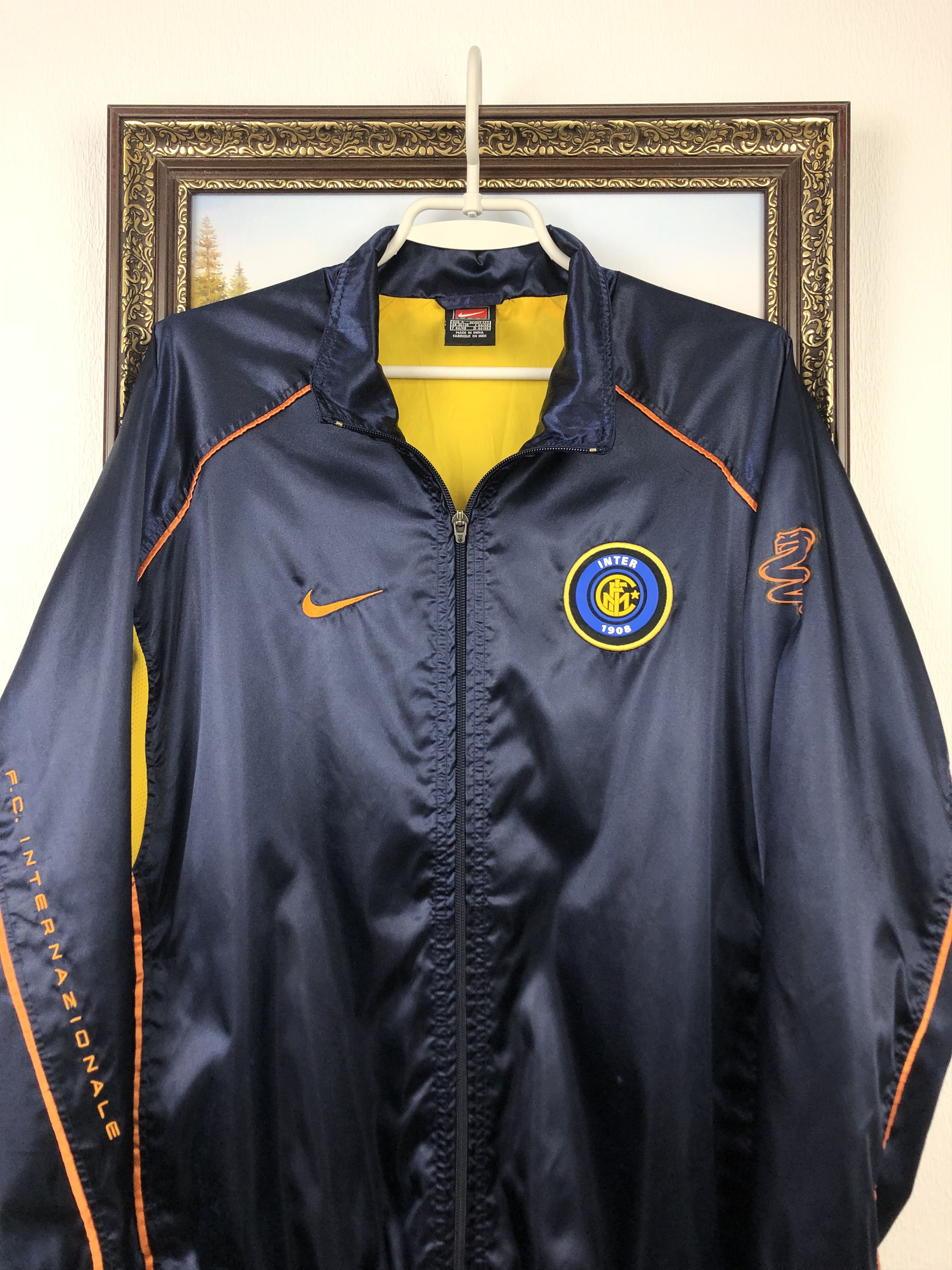 Nike Vintage 90's Nike Internazionale Inter Jacket Soccer Track Size US S / EU 44-46 / 1 - 2 Thumbnail