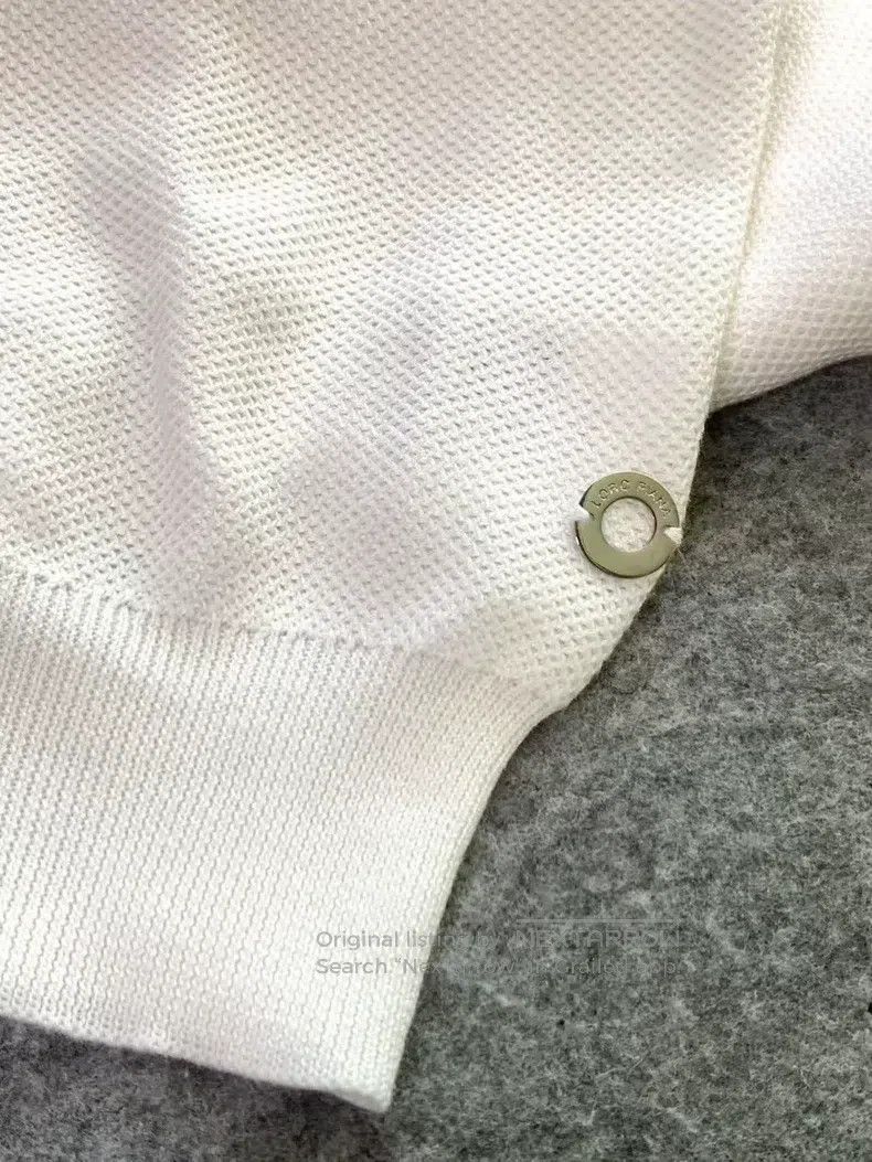 Loro Piana LORO PIANA Solid Color Knit Short Sleeve Top Size M / US 6-8 / IT 42-44 - 4 Thumbnail