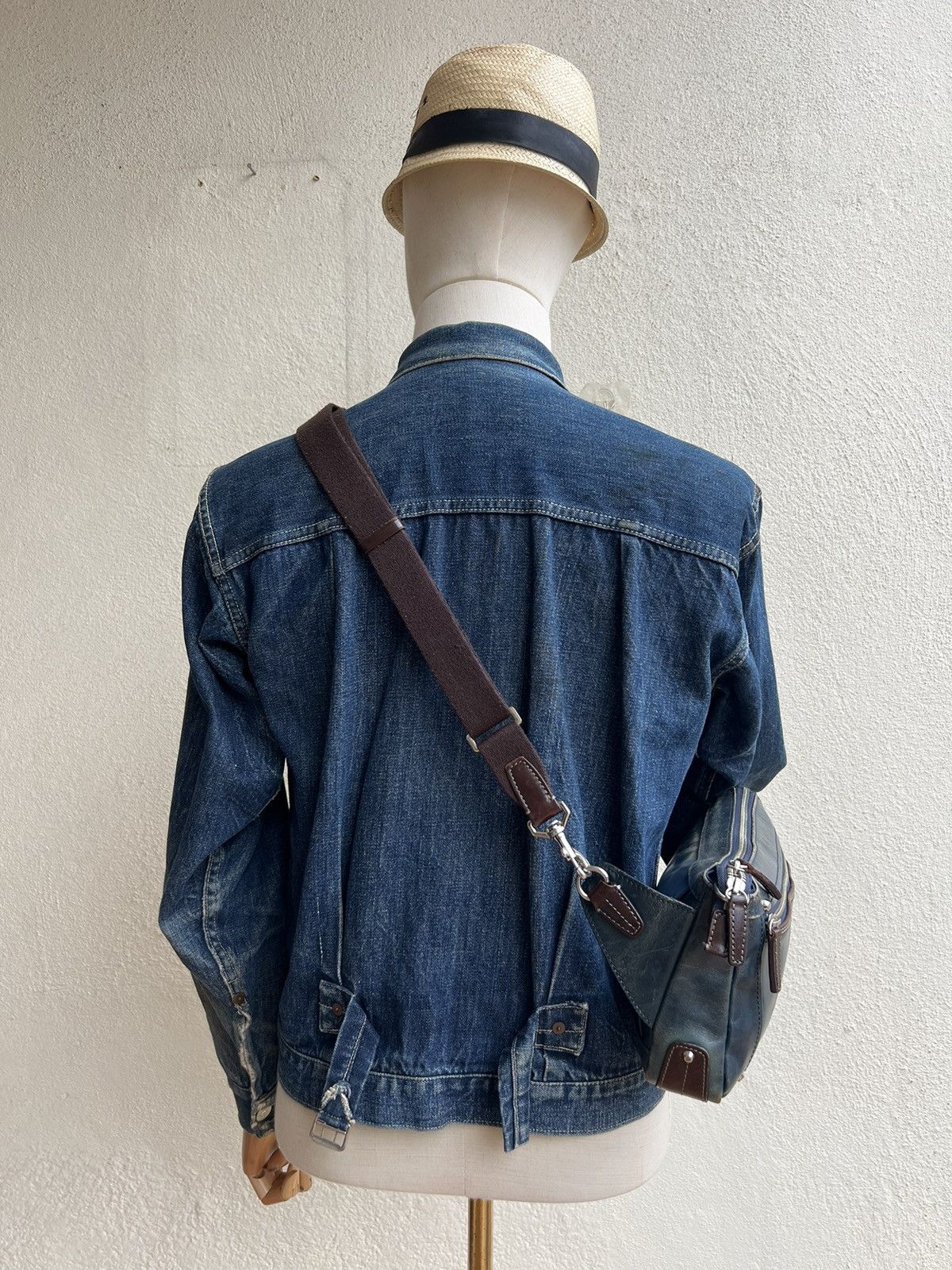Leather Kiefer Neu Japan Distressed Patina Leather Bag Size ONE SIZE - 23 Thumbnail