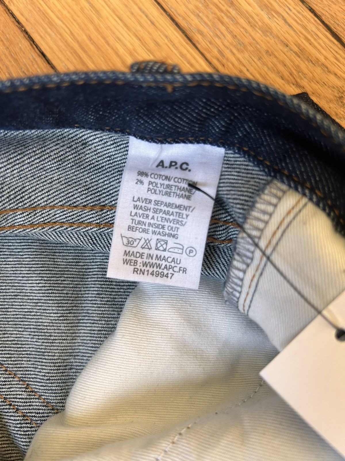 A.P.C. Straight leg A.P.C. Jeans Size 32" / US 10 / IT 46 - 5 Thumbnail