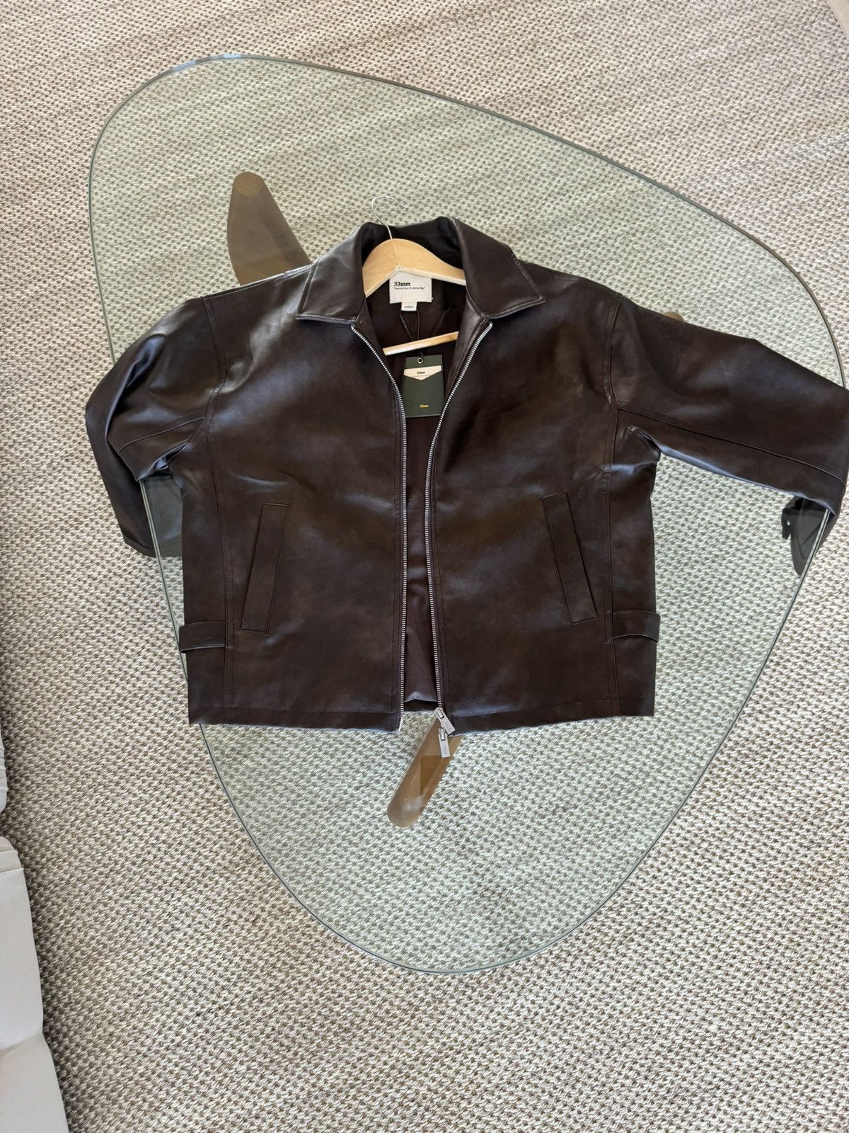 Leather × Leather Jacket × Vintage 33mm Zayn Leather Jacket