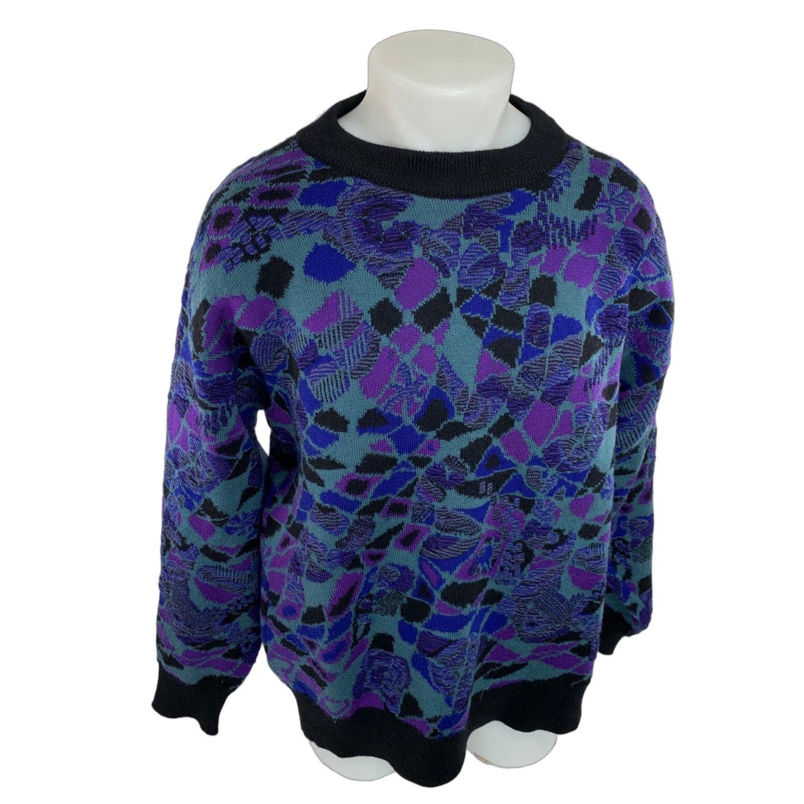 Coogi FAR HORIZONS AUSTRALIA Coogi Tundra Cosby Style Colorful WOOL XL Sweater Men Multicolor Pullover, 90s? Size US XL / EU 56 / 4 - 1 Thumbnail