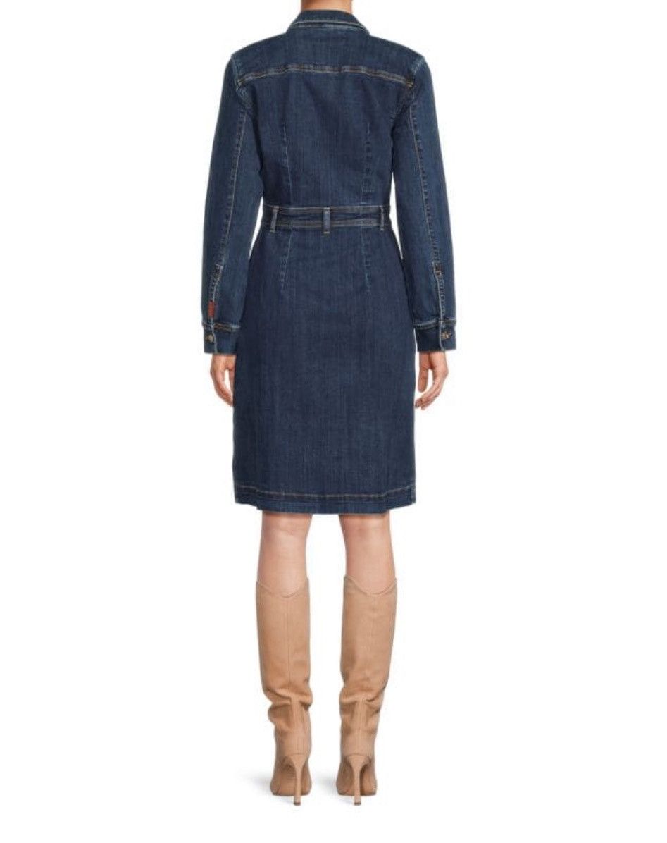 7 For All Mankind 7 FOR ALL MANKIND Washed Mini Denim Shirtdress Size S / US 4 / IT 40 - 2 Thumbnail