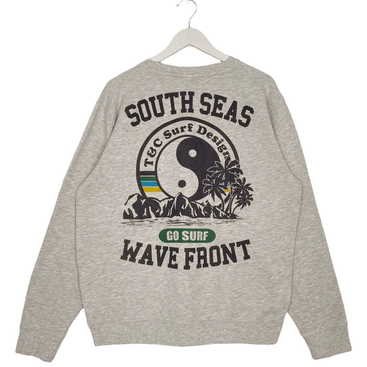 Other Vintage T&C Surf Hawaii Crewneck Sweatshirt Gray Size M Size US M / EU 48-50 / 2 - 1 Thumbnail
