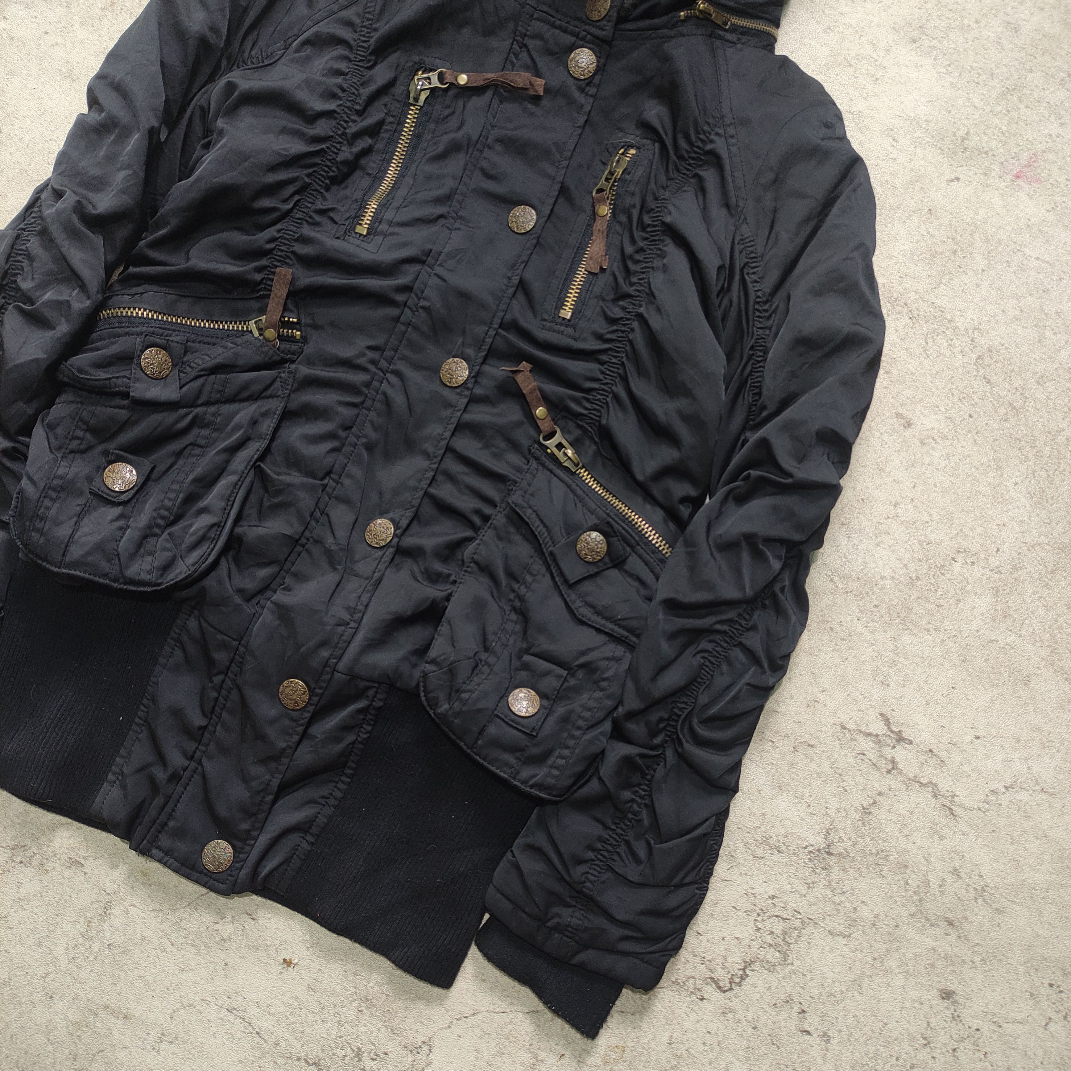 If Six Was Nine Cecil McBee Archive Fur Hood Jacket - 2000s Rare!! Size US M / EU 48-50 / 2 - 4 Thumbnail