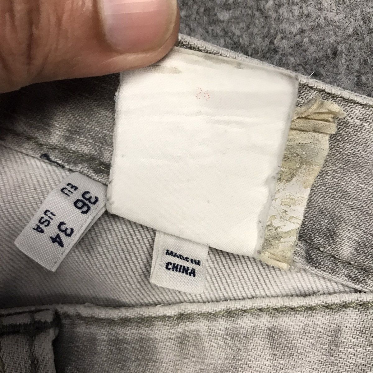 Armani × Emporio Armani × Japanese Brand ARMANI JEANS LIGHT WASH FADED DENIM PANTS Size US 34 / EU 50 - 15 Thumbnail