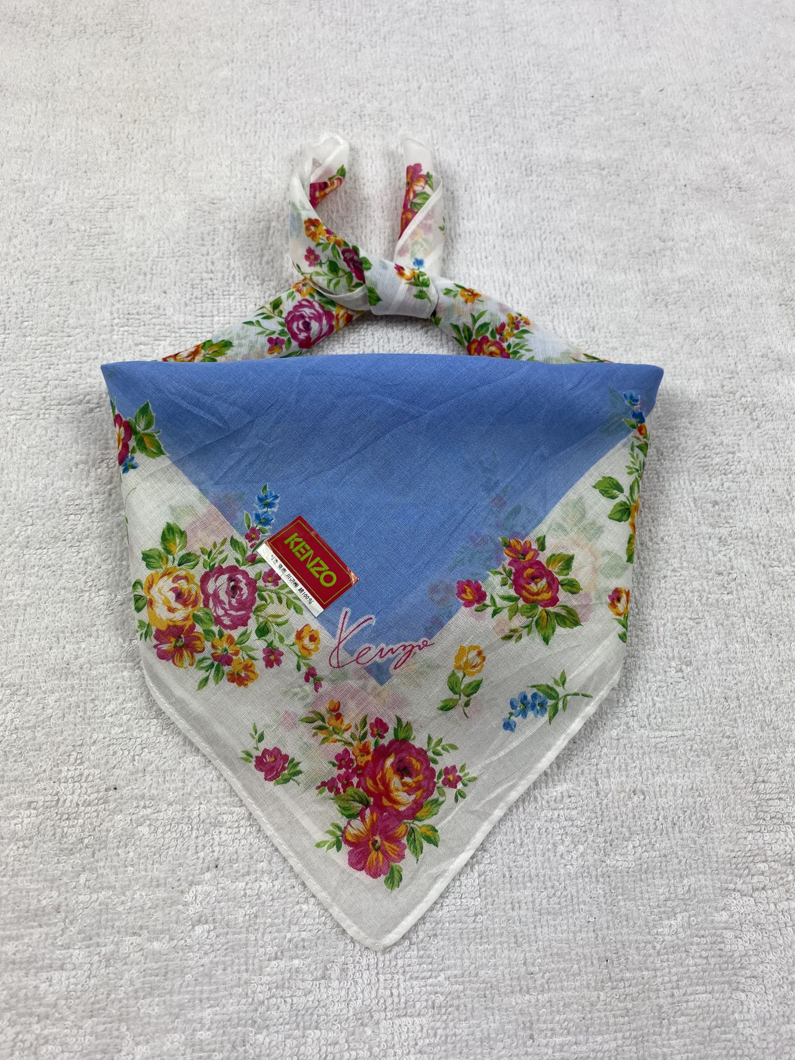 Kenzo Kenzo Floral Handkerchief / Bandana / Neckerchief Size ONE SIZE - 1 Thumbnail