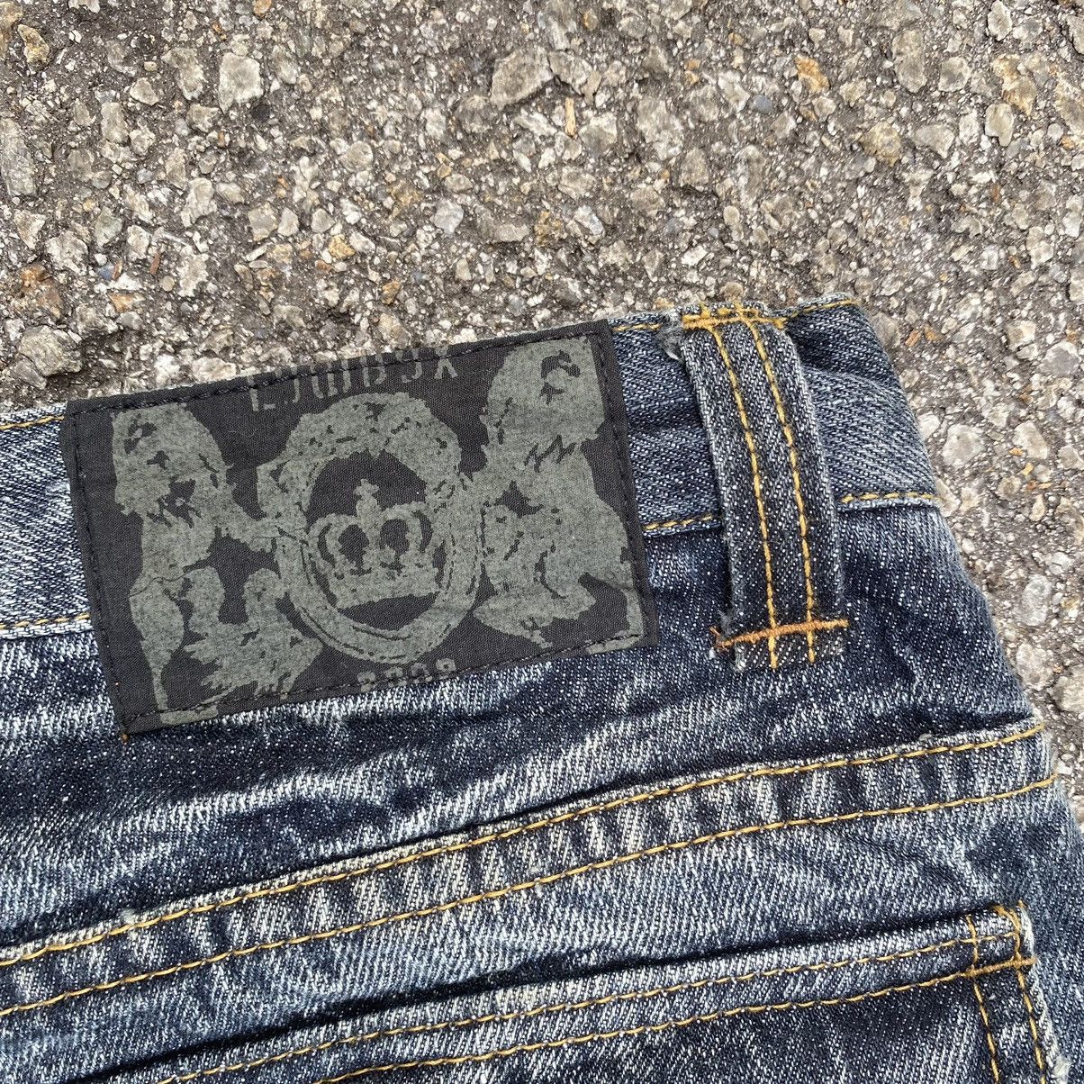 If Six Was Nine Flare Jeans Lowbox Low Rise Distressed Denim Faded Boot Cut Size US 31 - 13 Thumbnail