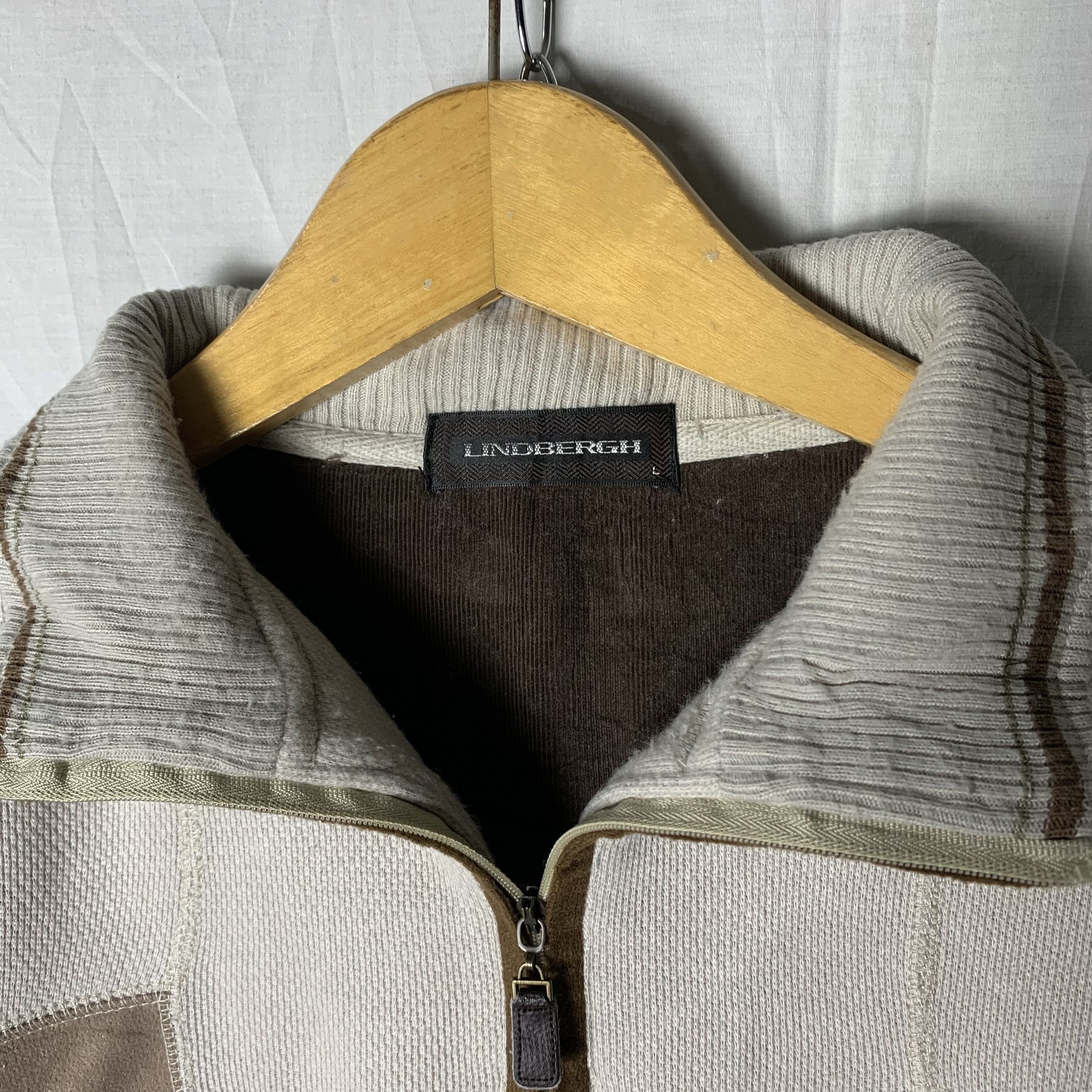 Lindbergh Vintage Lindbergh Classic Halfzip Sweatshirt Crewneck Jumper Size US L / EU 52-54 / 3 - 5 Thumbnail