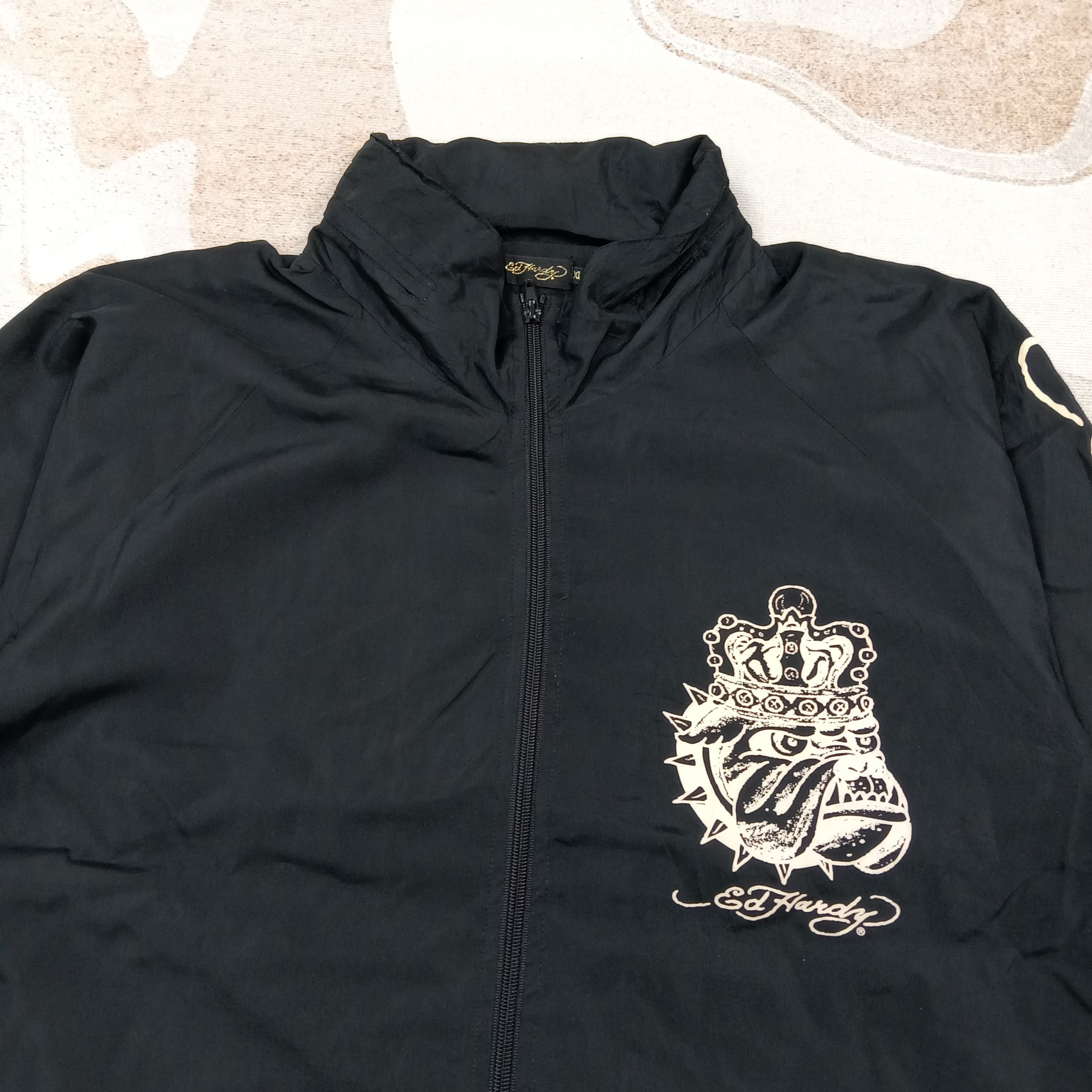 Ed Hardy Ed Hardy by Christian Audigier Windbreaker Jacket C278N24 Size US L / EU 52-54 / 3 - 4 Thumbnail